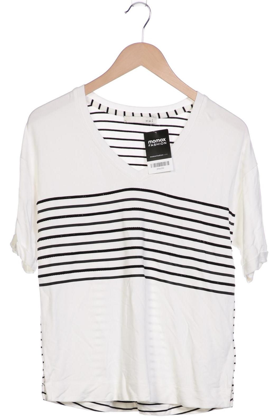 

Oui Damen T-Shirt, weiß, Gr. 34