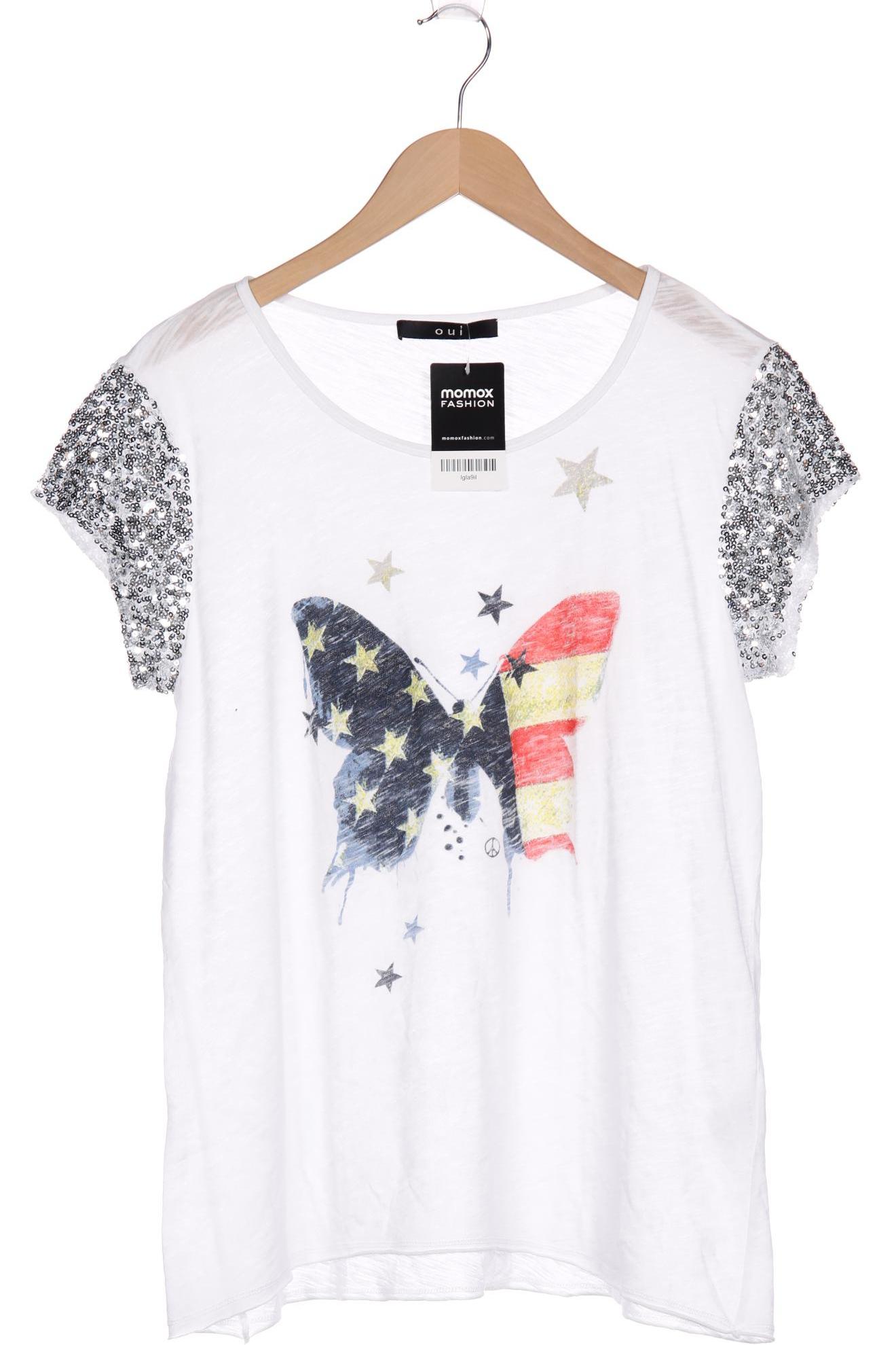 

Oui Damen T-Shirt, weiß, Gr. 42