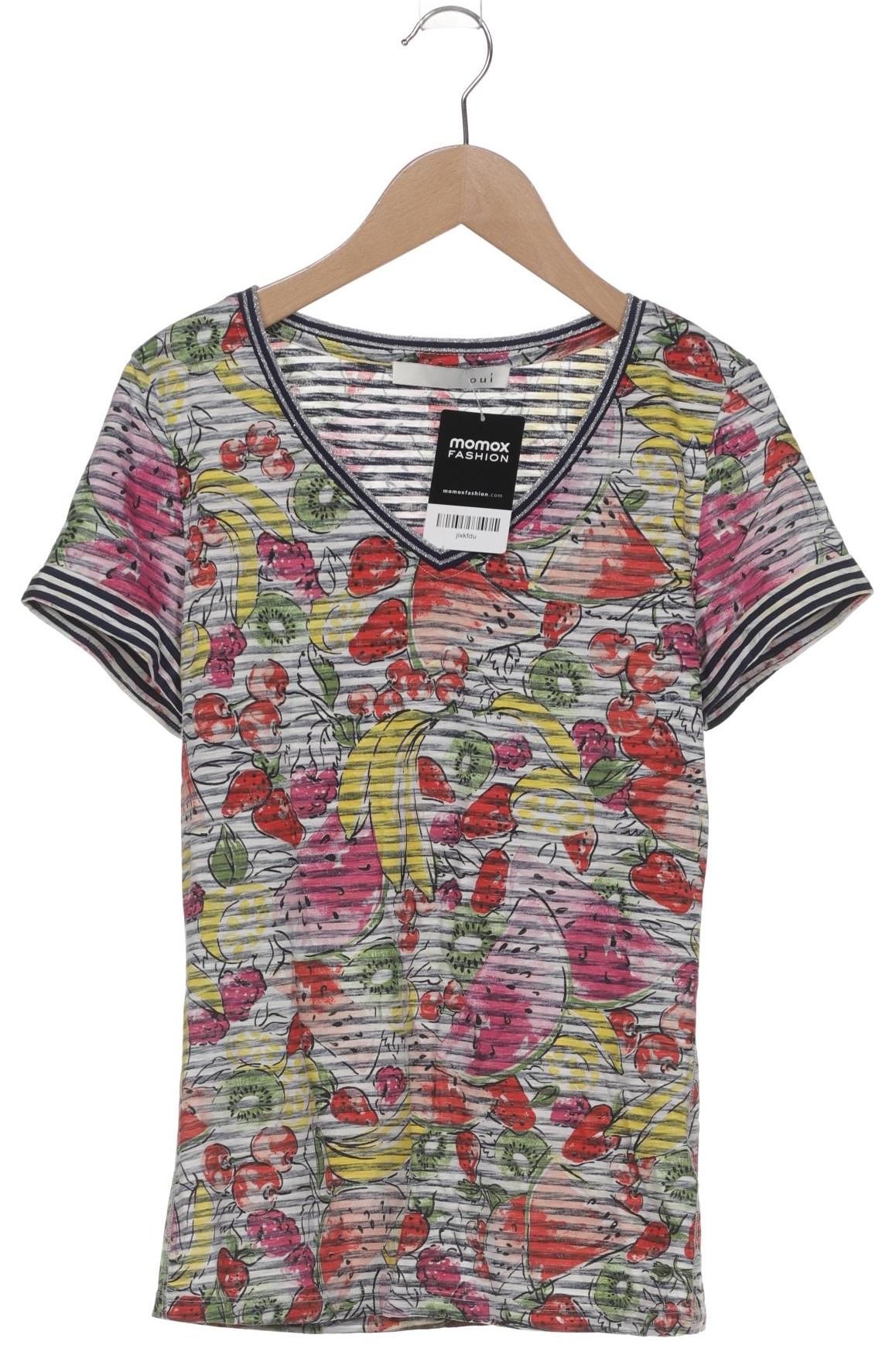 

Oui Damen T-Shirt, mehrfarbig, Gr. 34