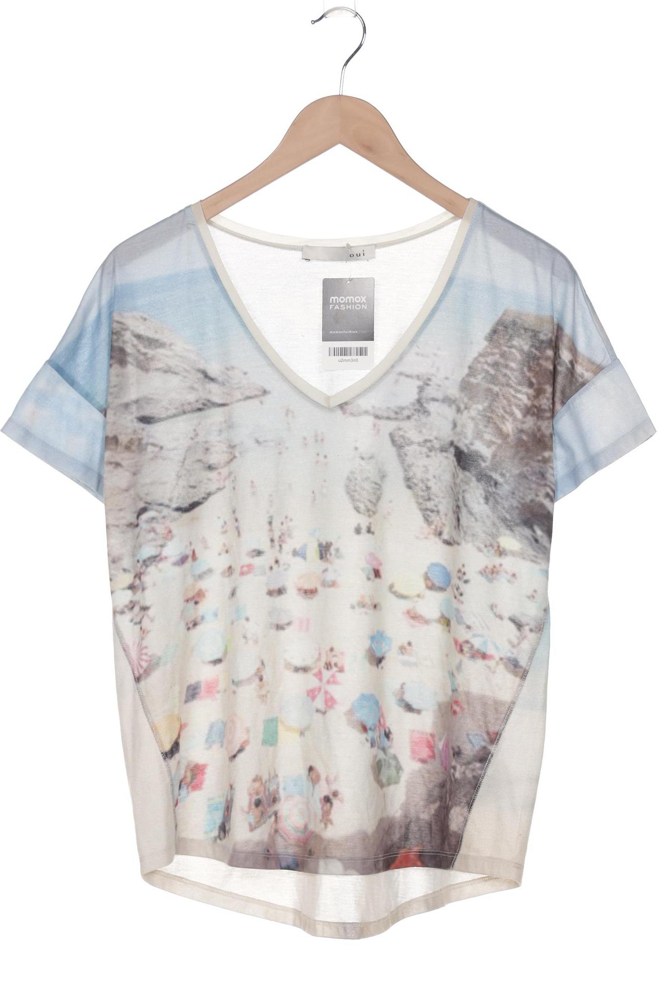 

Oui Damen T-Shirt, blau, Gr. 40