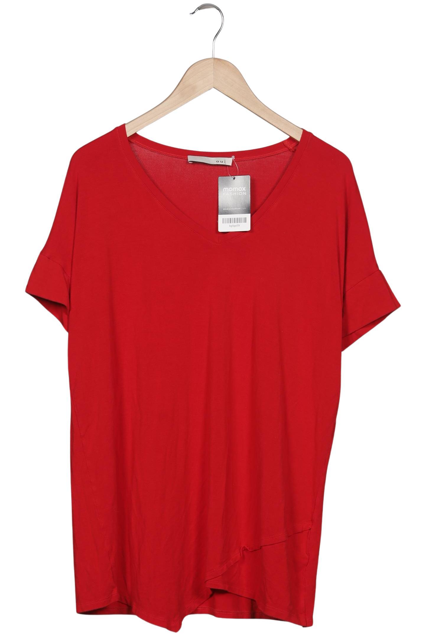 

Oui Damen T-Shirt, rot, Gr. 44