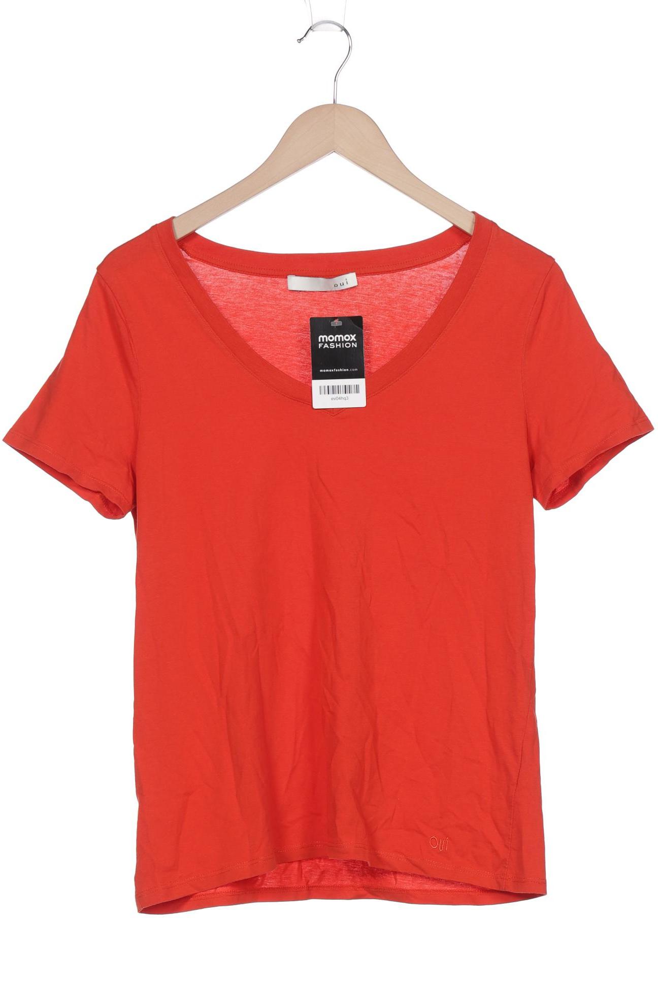 

Oui Damen T-Shirt, orange, Gr. 40