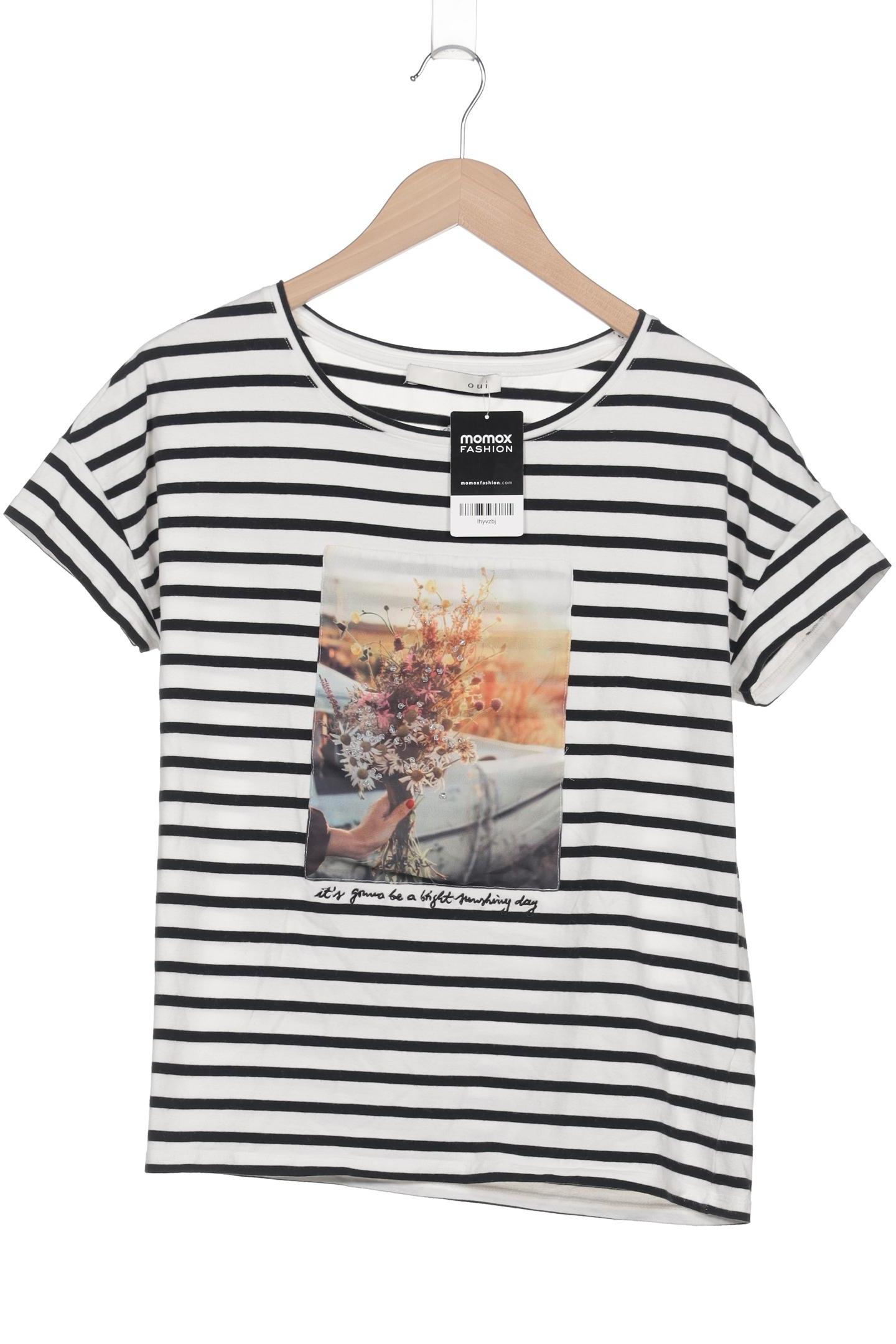 

Oui Damen T-Shirt, weiß, Gr. 36