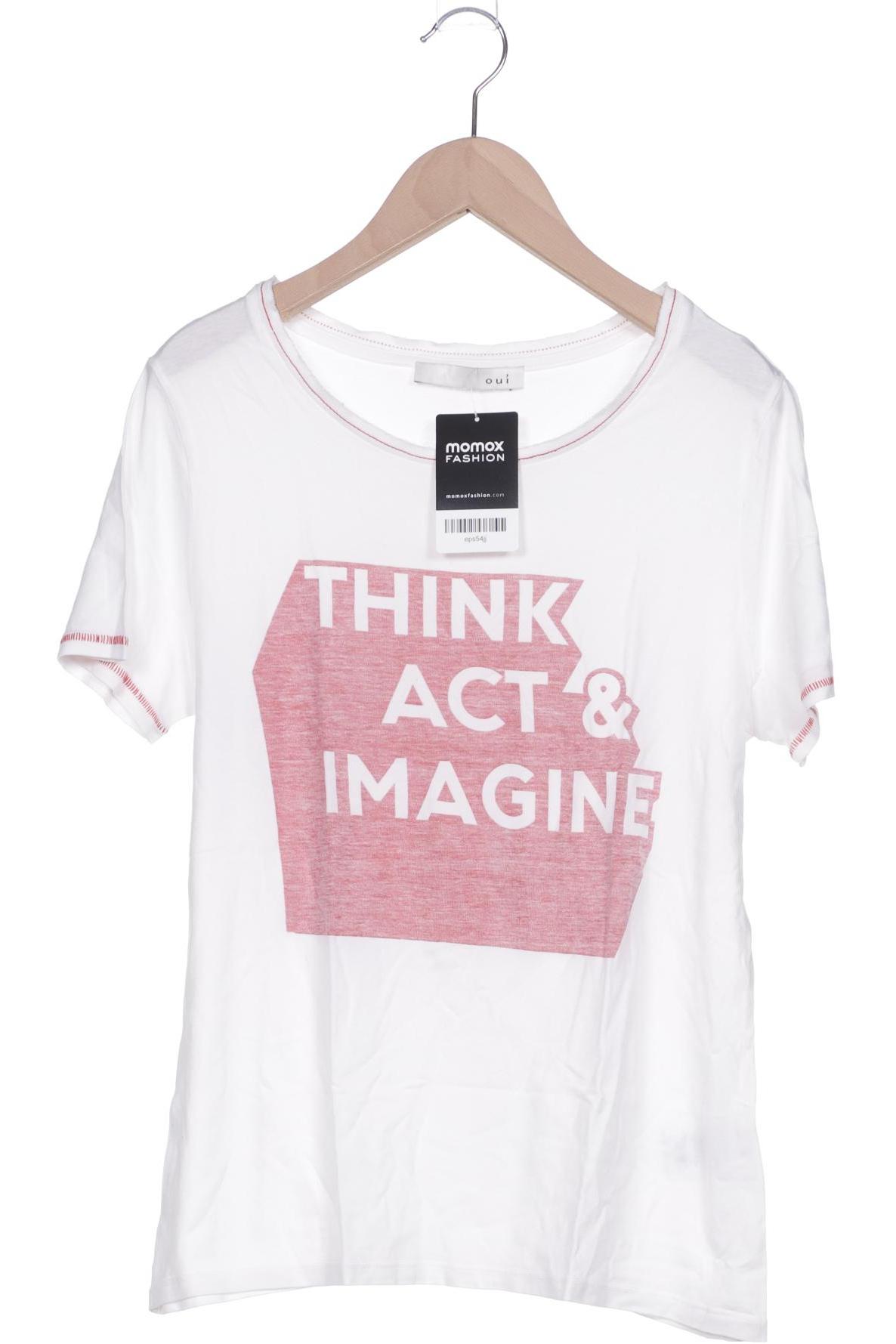 

Oui Damen T-Shirt, weiß, Gr. 36