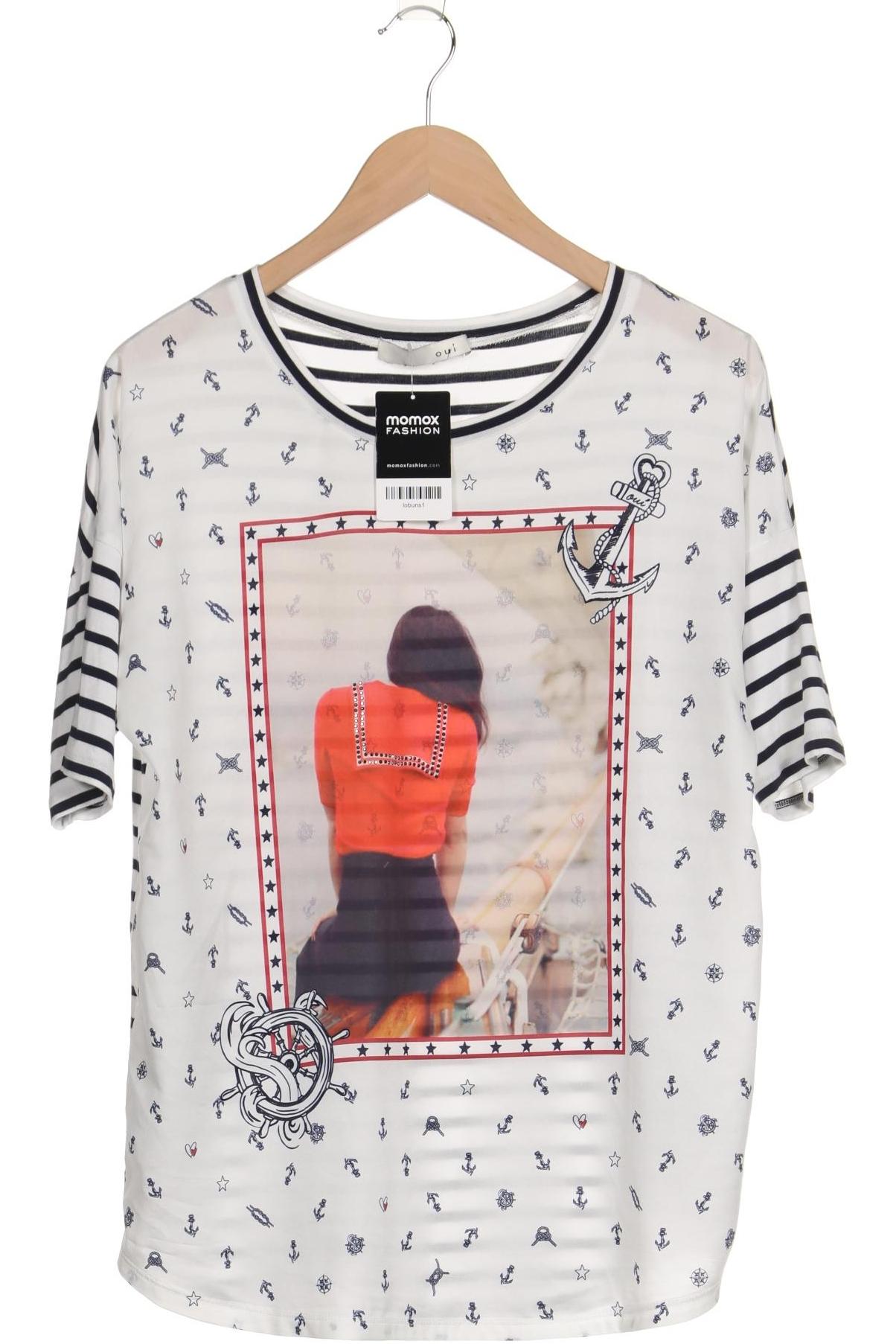 

Oui Damen T-Shirt, mehrfarbig, Gr. 38