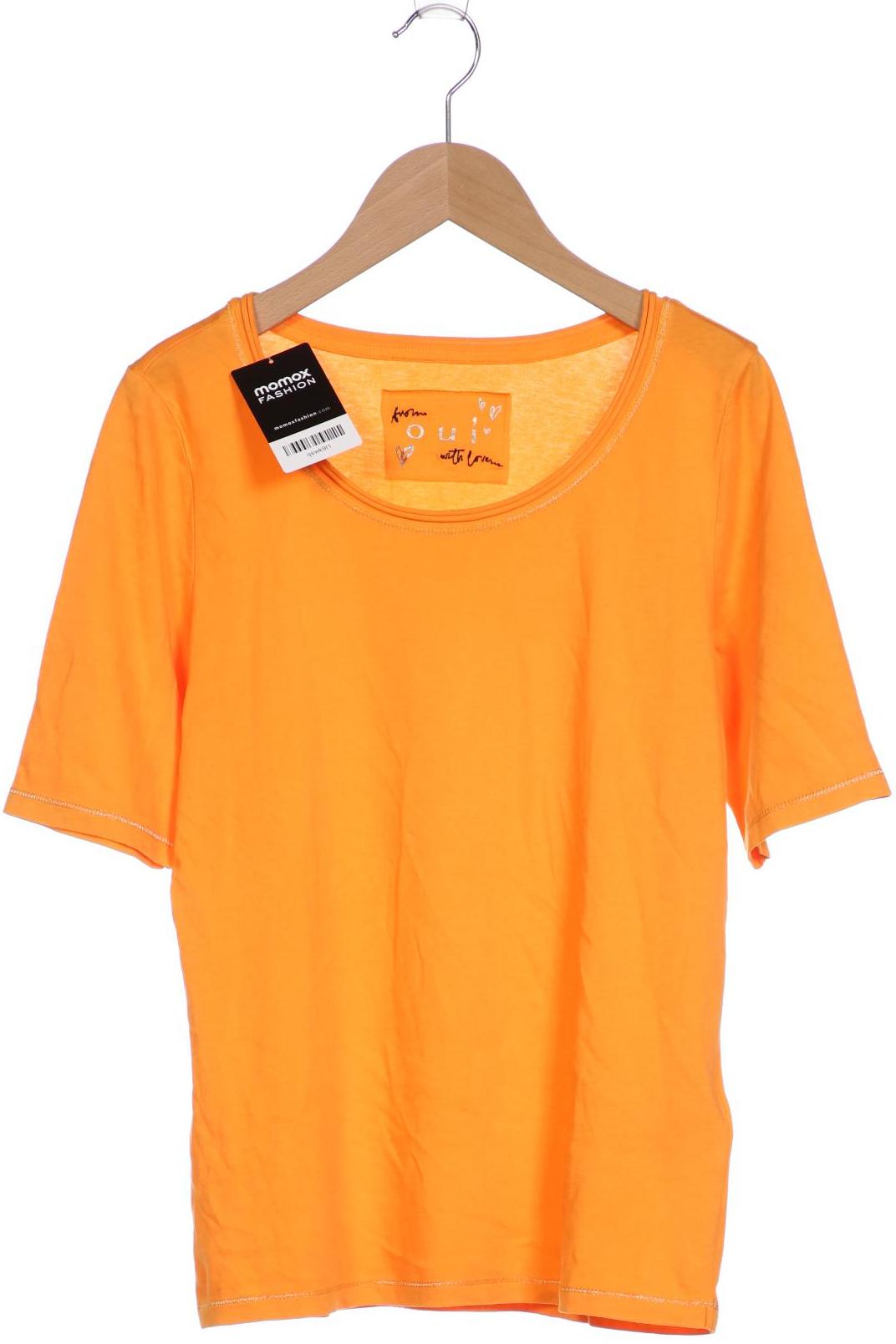 

Oui Damen T-Shirt, orange, Gr. 34