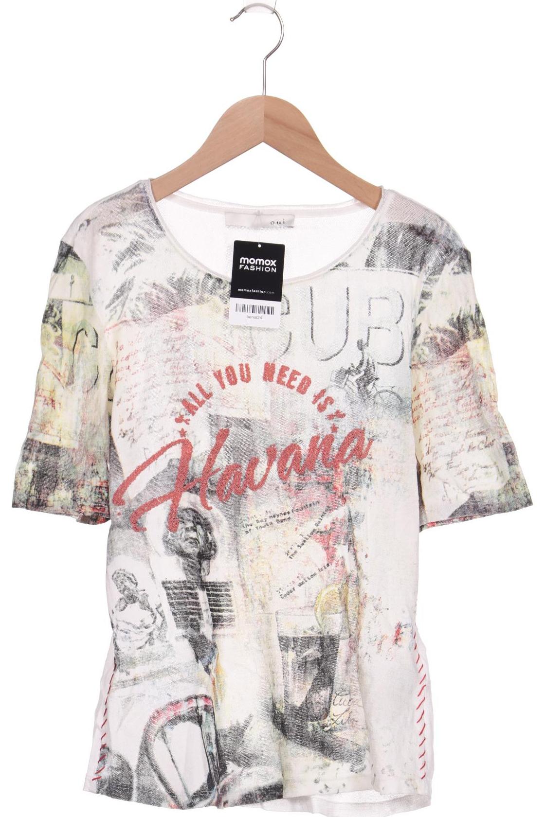 

Oui Damen T-Shirt, weiß, Gr. 36