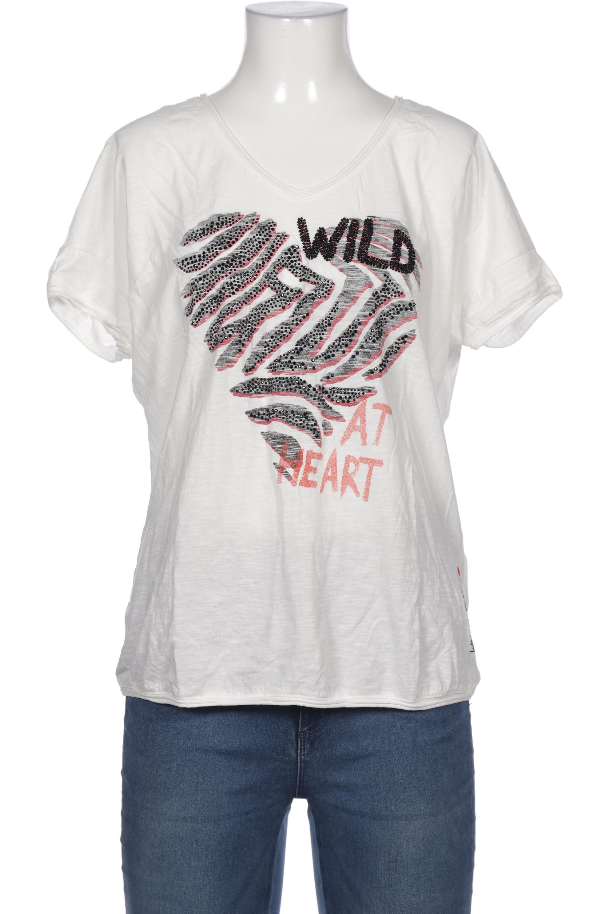 

Oui Damen T-Shirt, weiß