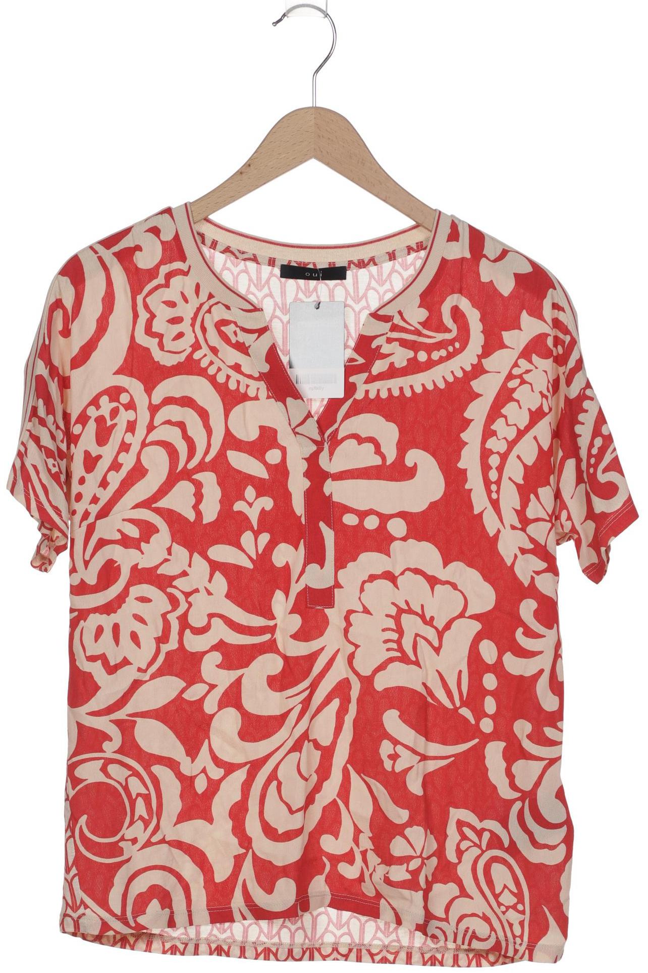 

Oui Damen T-Shirt, cremeweiß, Gr. 36