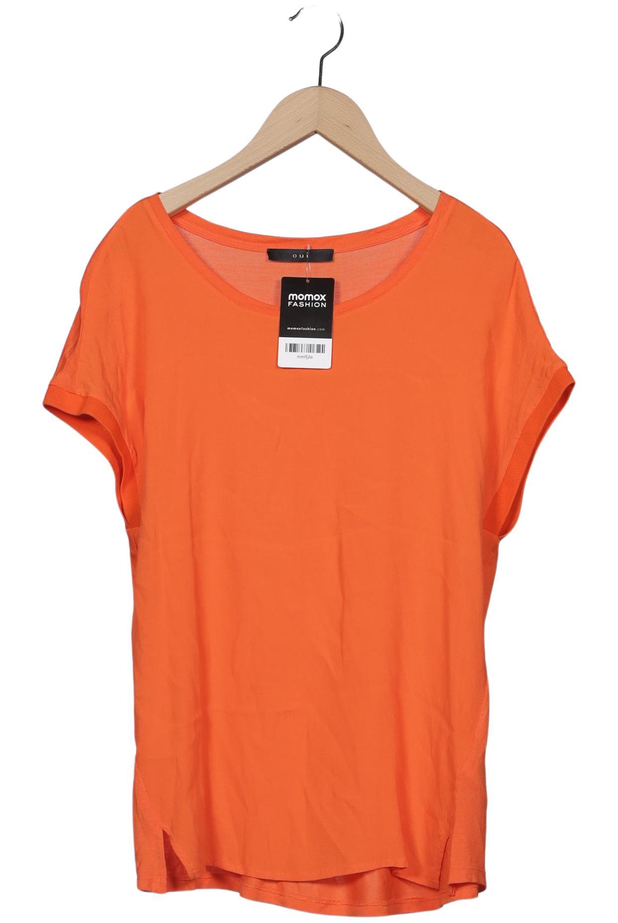 

Oui Damen T-Shirt, orange, Gr. 36