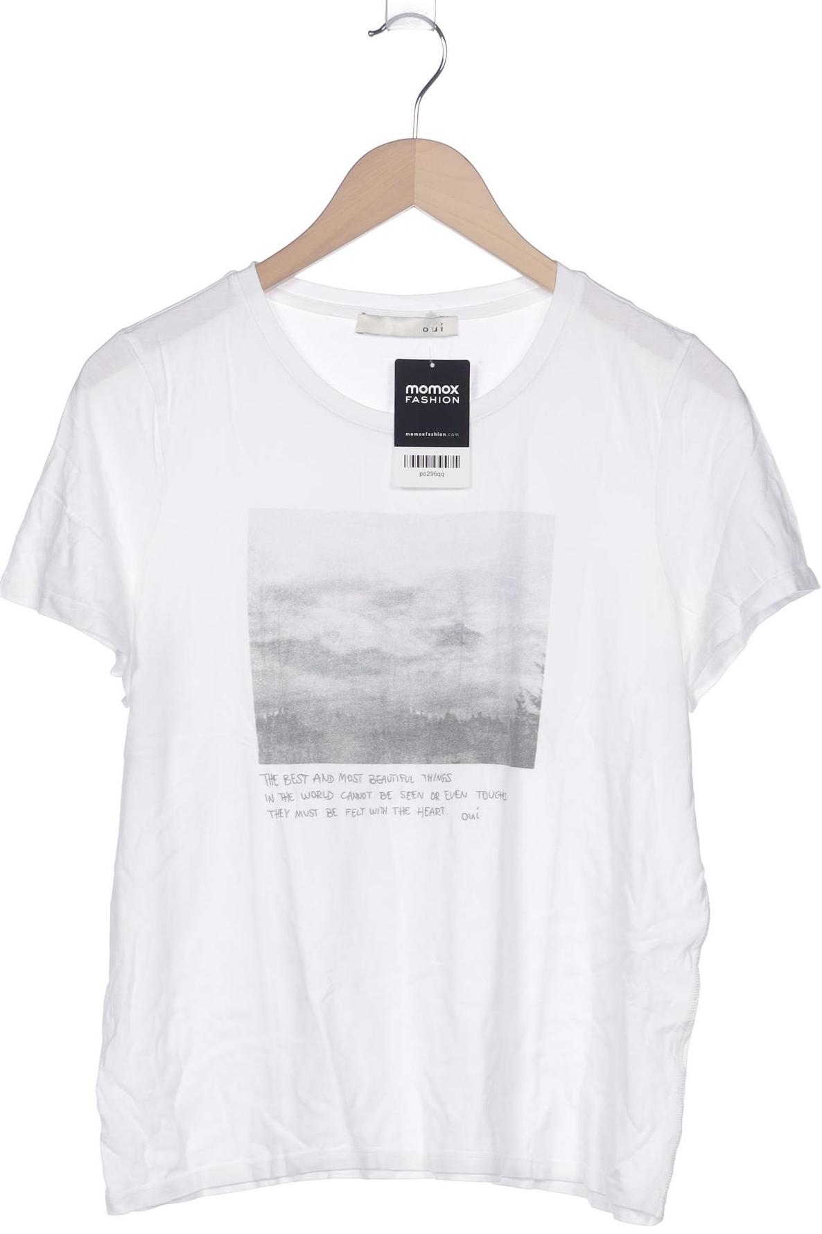 

Oui Damen T-Shirt, weiß, Gr. 42
