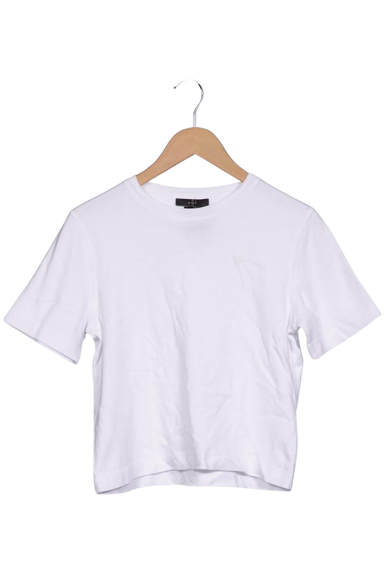 

Oui Damen T-Shirt, weiß, Gr. 36