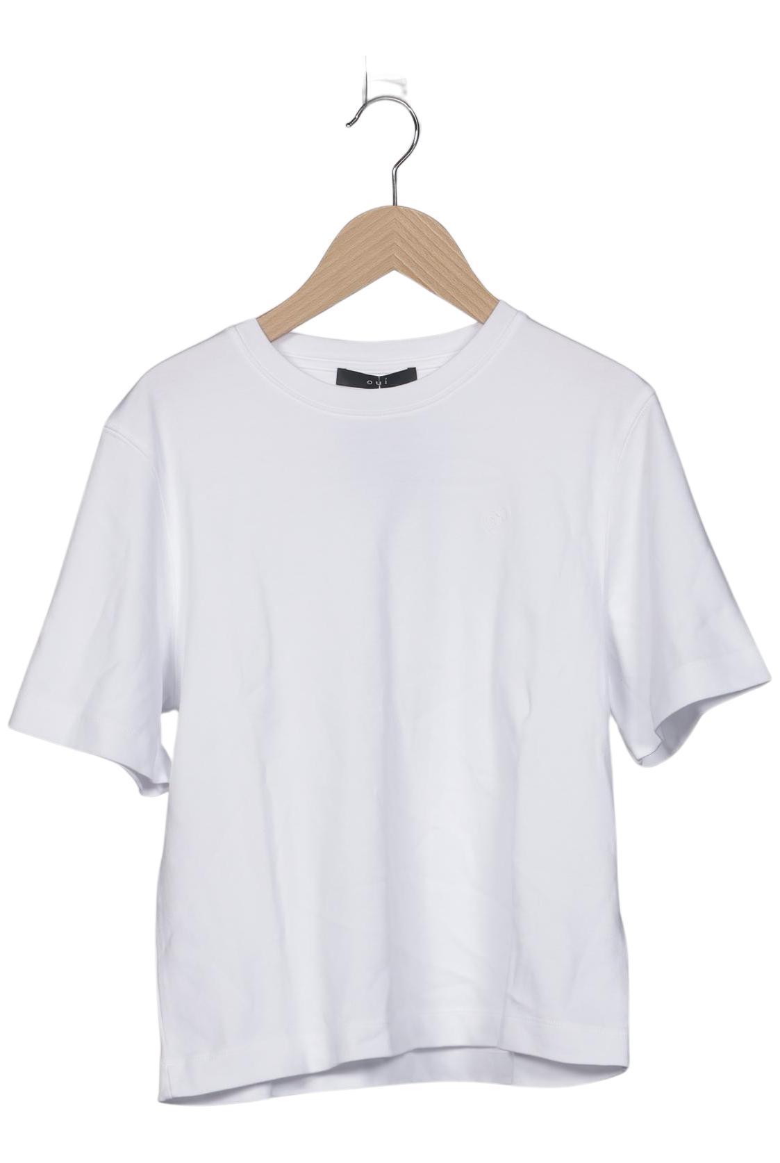 

Oui Damen T-Shirt, weiß, Gr. 36