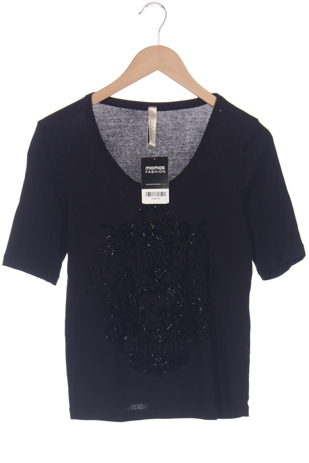 

Oui Damen T-Shirt, schwarz, Gr. 40