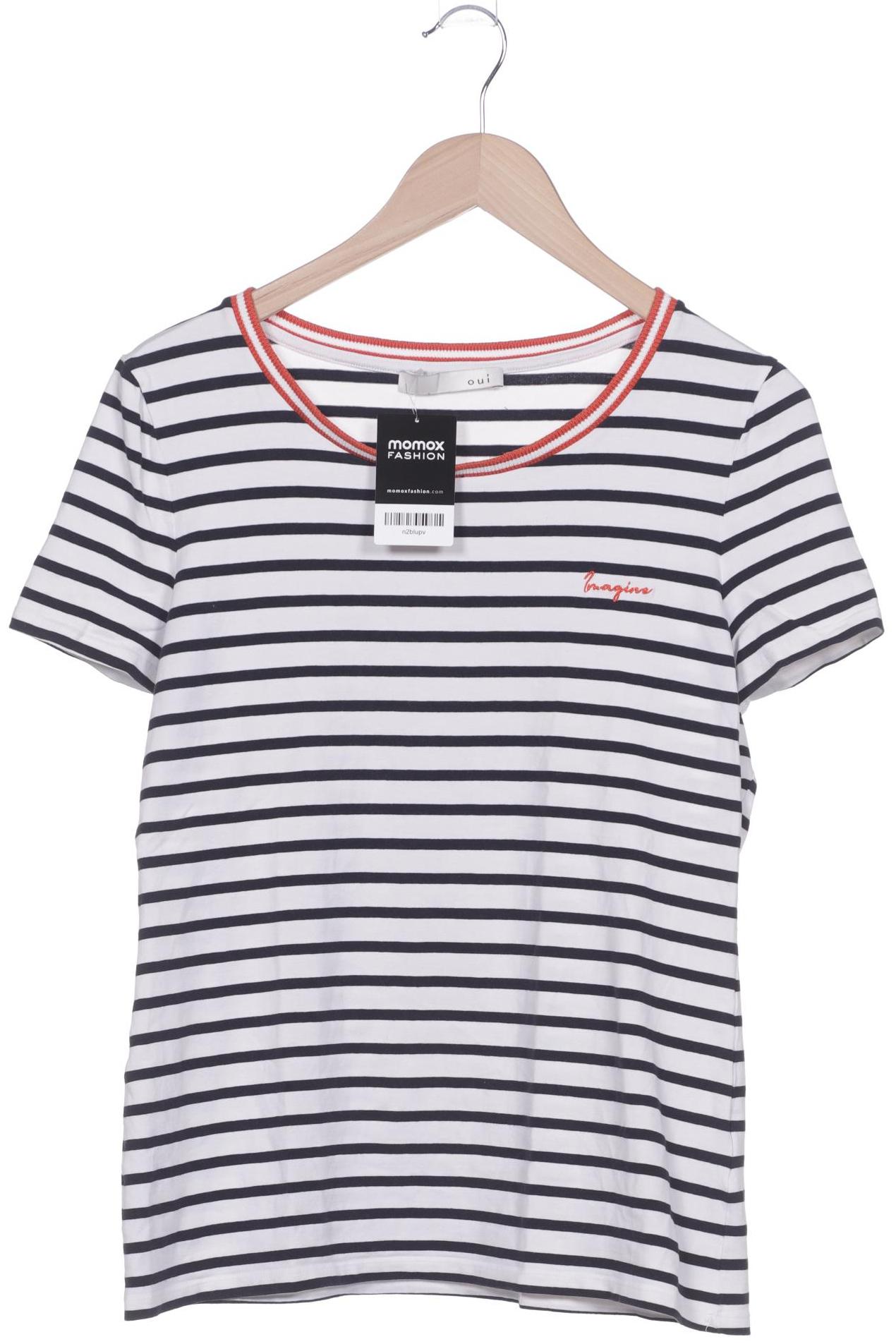 

Oui Damen T-Shirt, weiß, Gr. 40