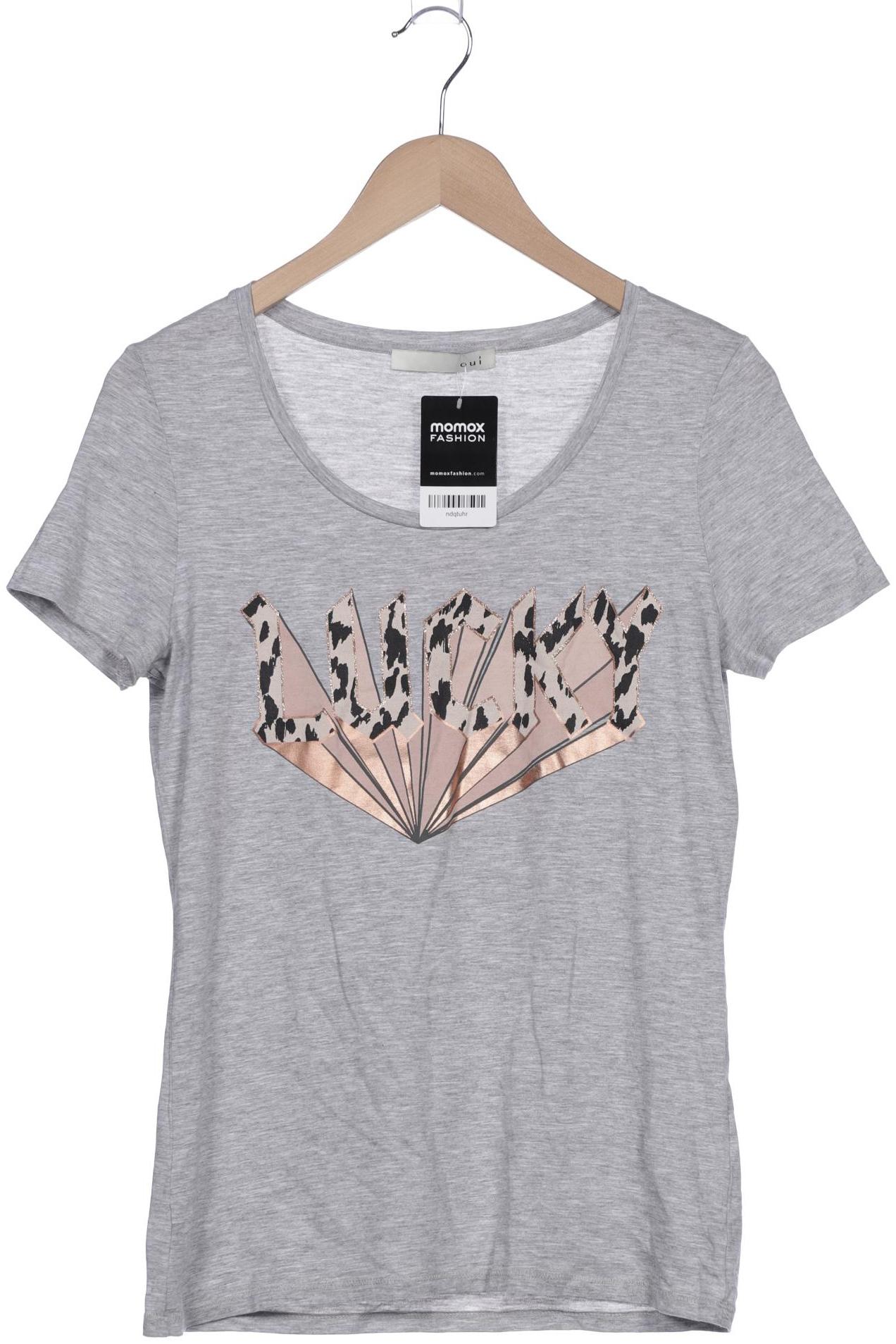 

Oui Damen T-Shirt, grau, Gr. 38
