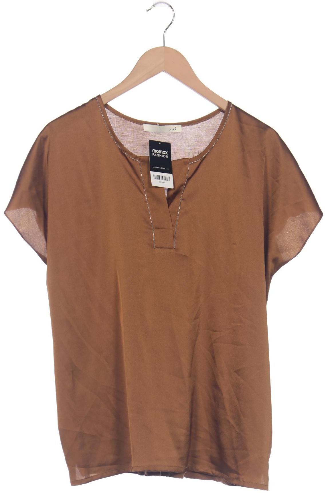 

Oui Damen T-Shirt, braun, Gr. 44