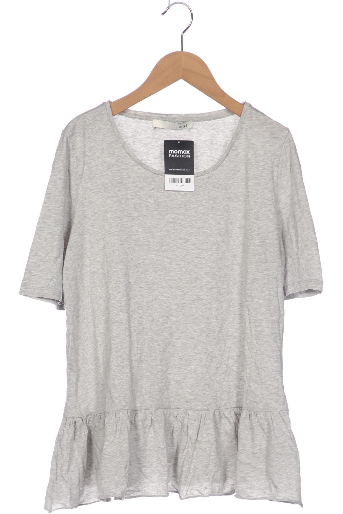 

Oui Damen T-Shirt, grau, Gr. 42