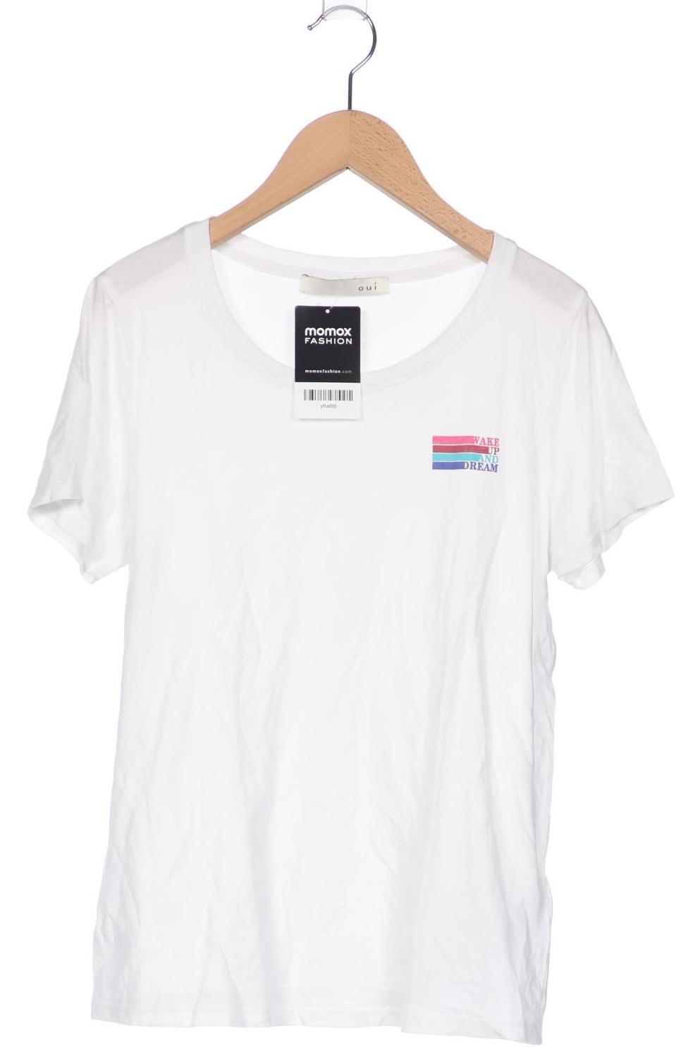 

Oui Damen T-Shirt, weiß, Gr. 38