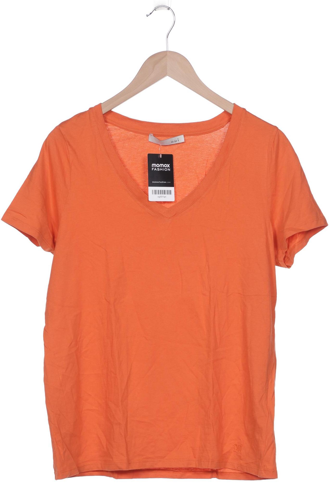 

Oui Damen T-Shirt, orange, Gr. 44