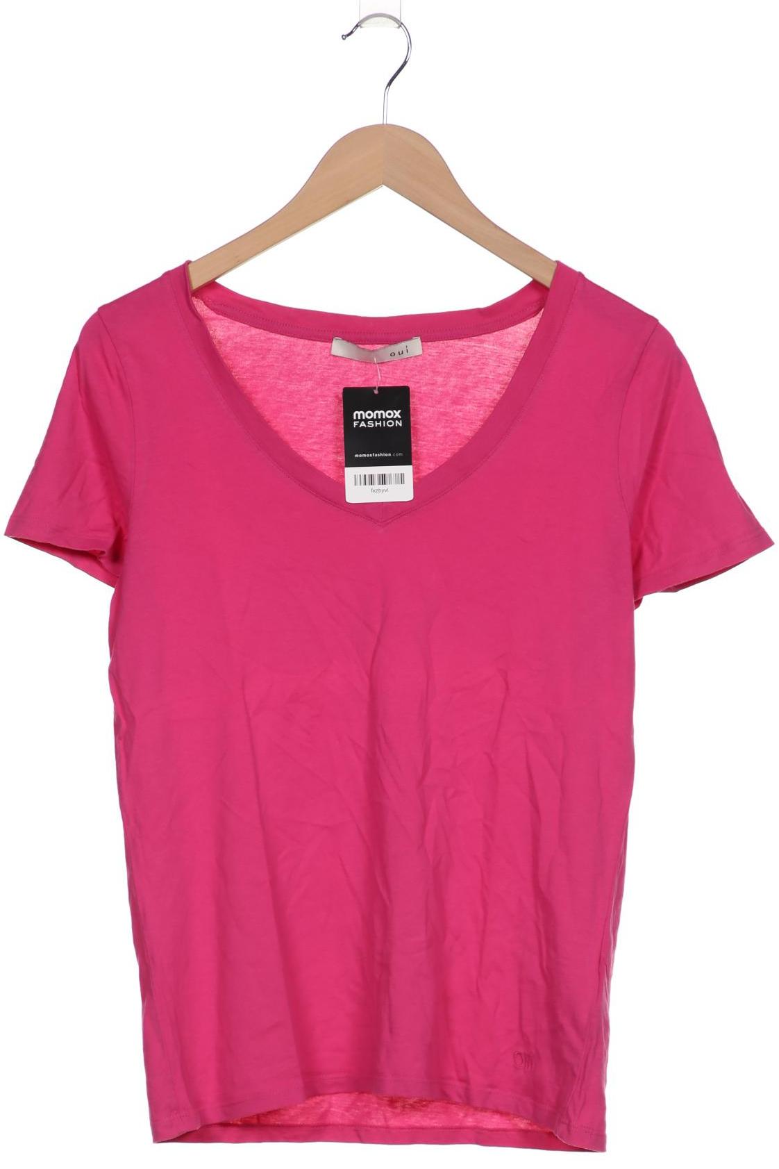 

Oui Damen T-Shirt, pink, Gr. 38