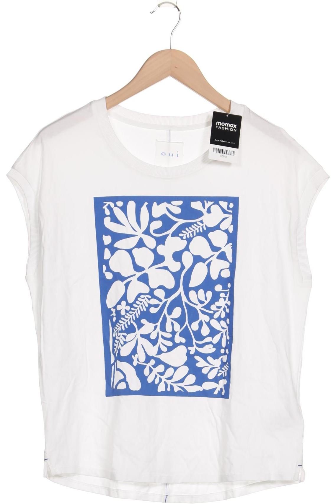

Oui Damen T-Shirt, weiß, Gr. 36