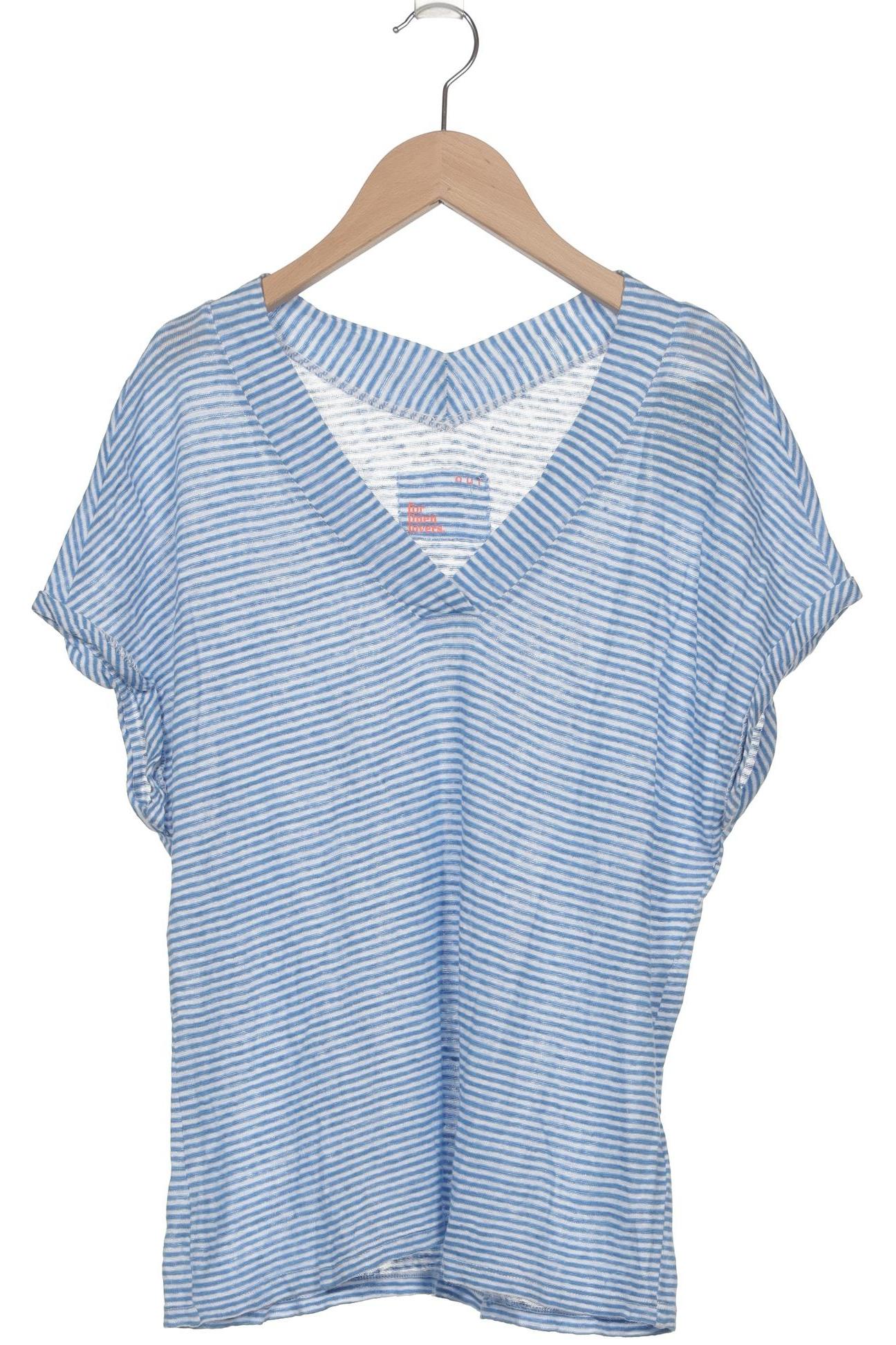 

Oui Damen T-Shirt, blau, Gr. 34