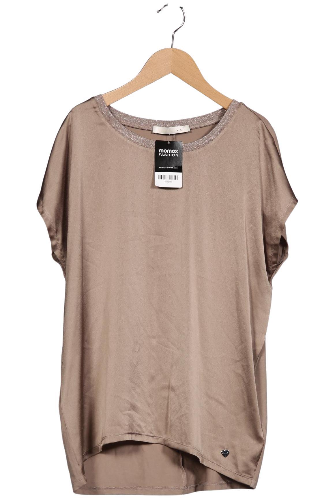 

Oui Damen T-Shirt, braun, Gr. 40