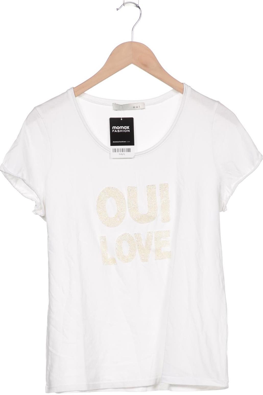 

Oui Damen T-Shirt, weiß, Gr. 42