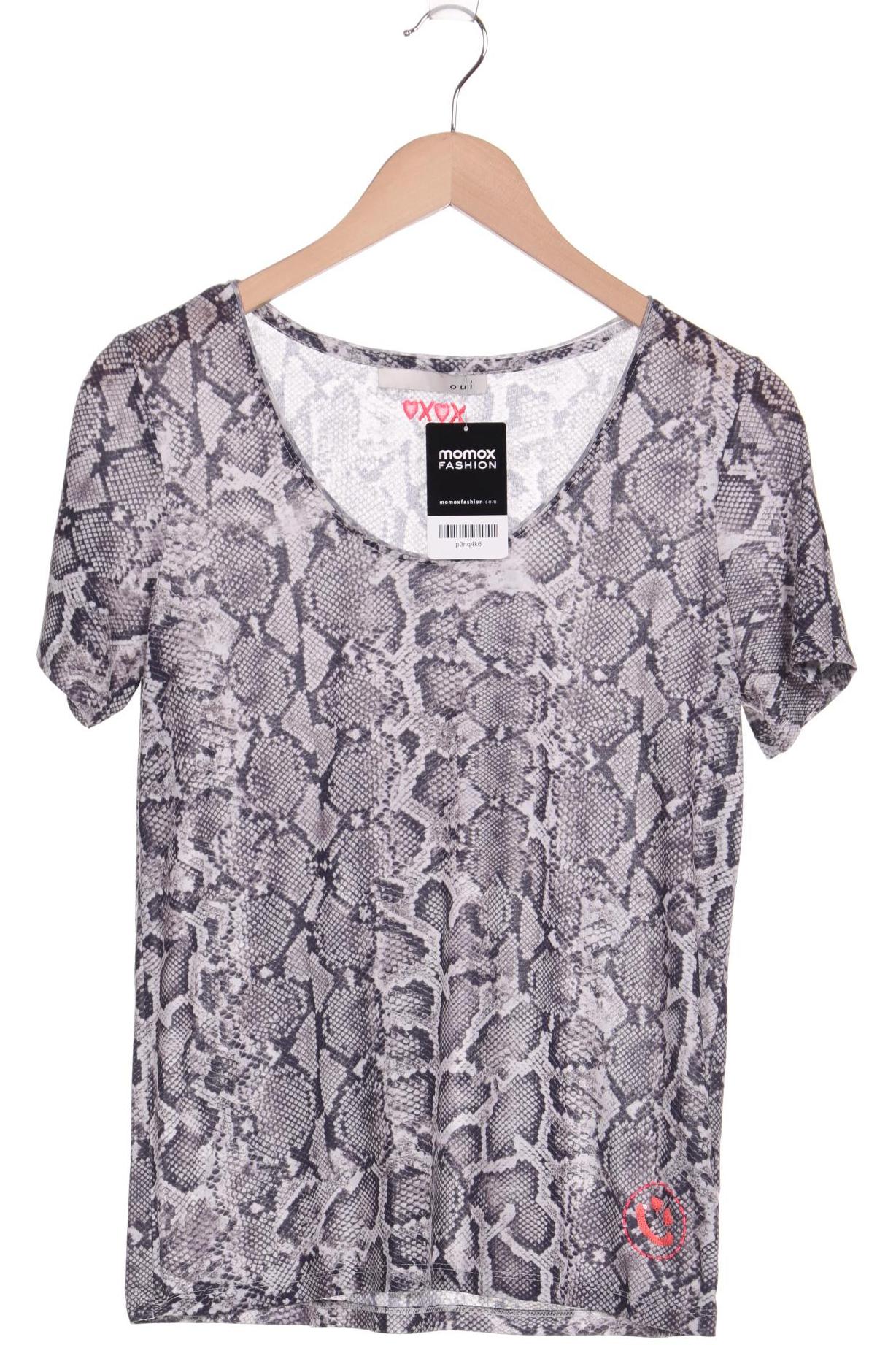 

Oui Damen T-Shirt, grau, Gr. 36