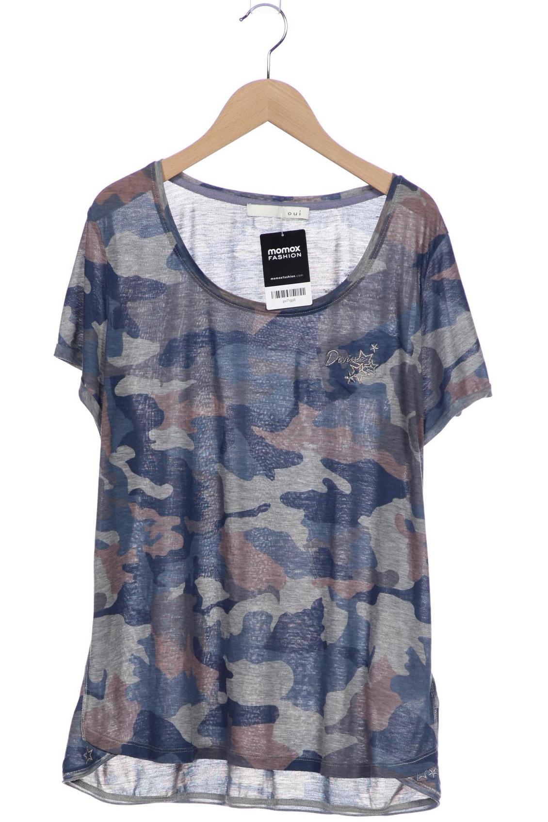 

Oui Damen T-Shirt, blau, Gr. 42