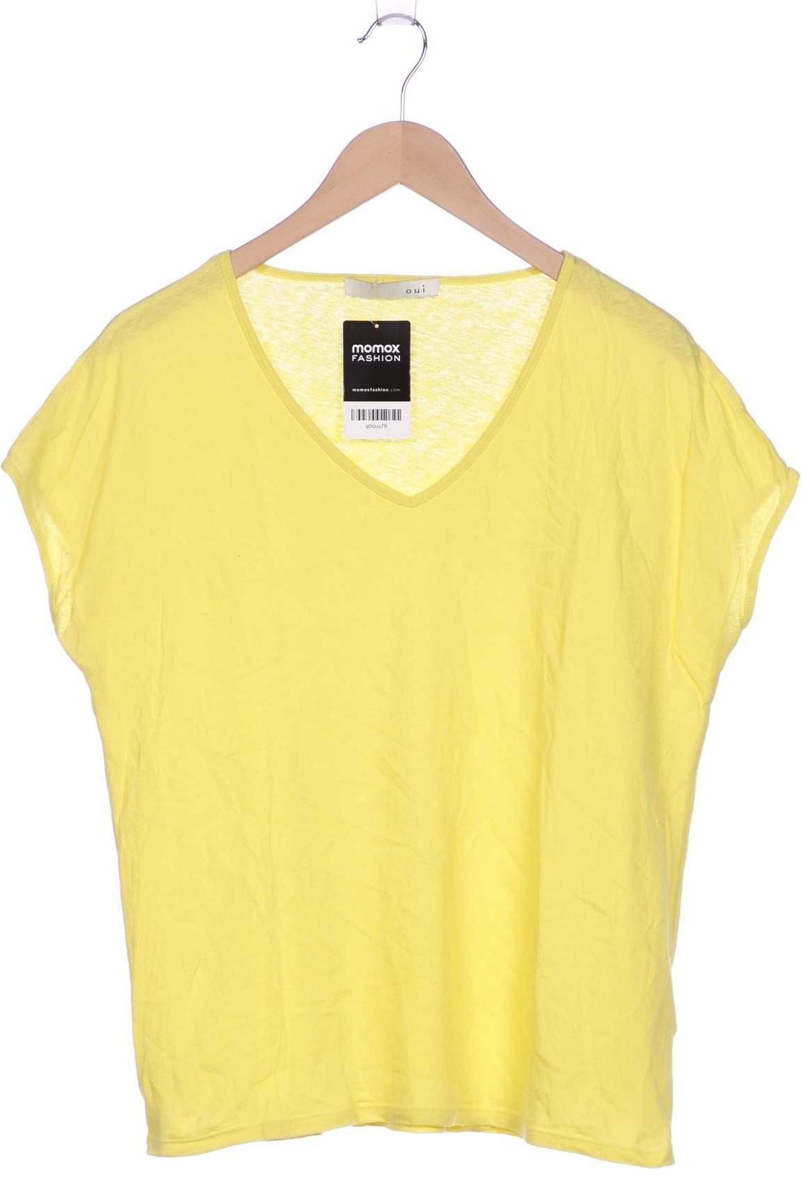 

Oui Damen T-Shirt, gelb, Gr. 36