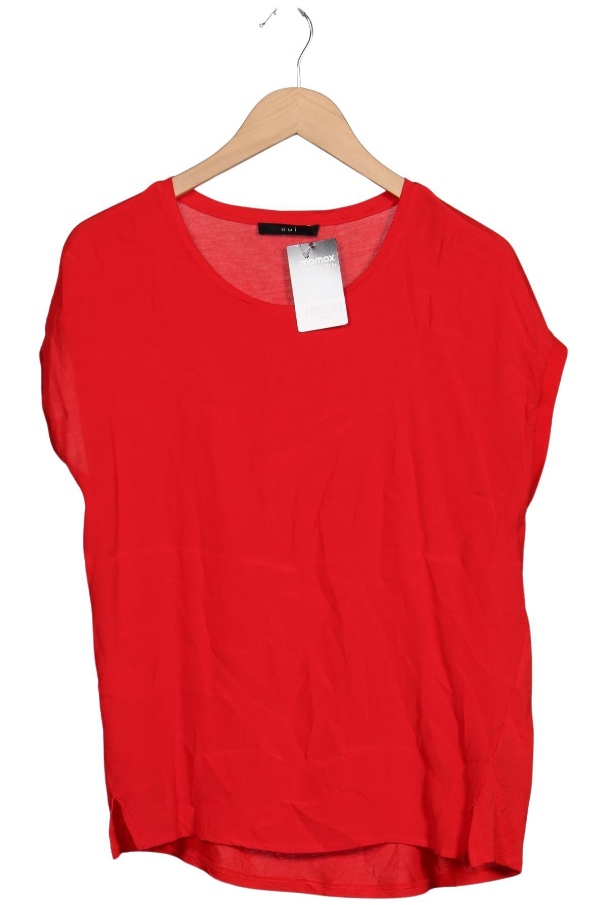 

Oui Damen T-Shirt, rot, Gr. 38