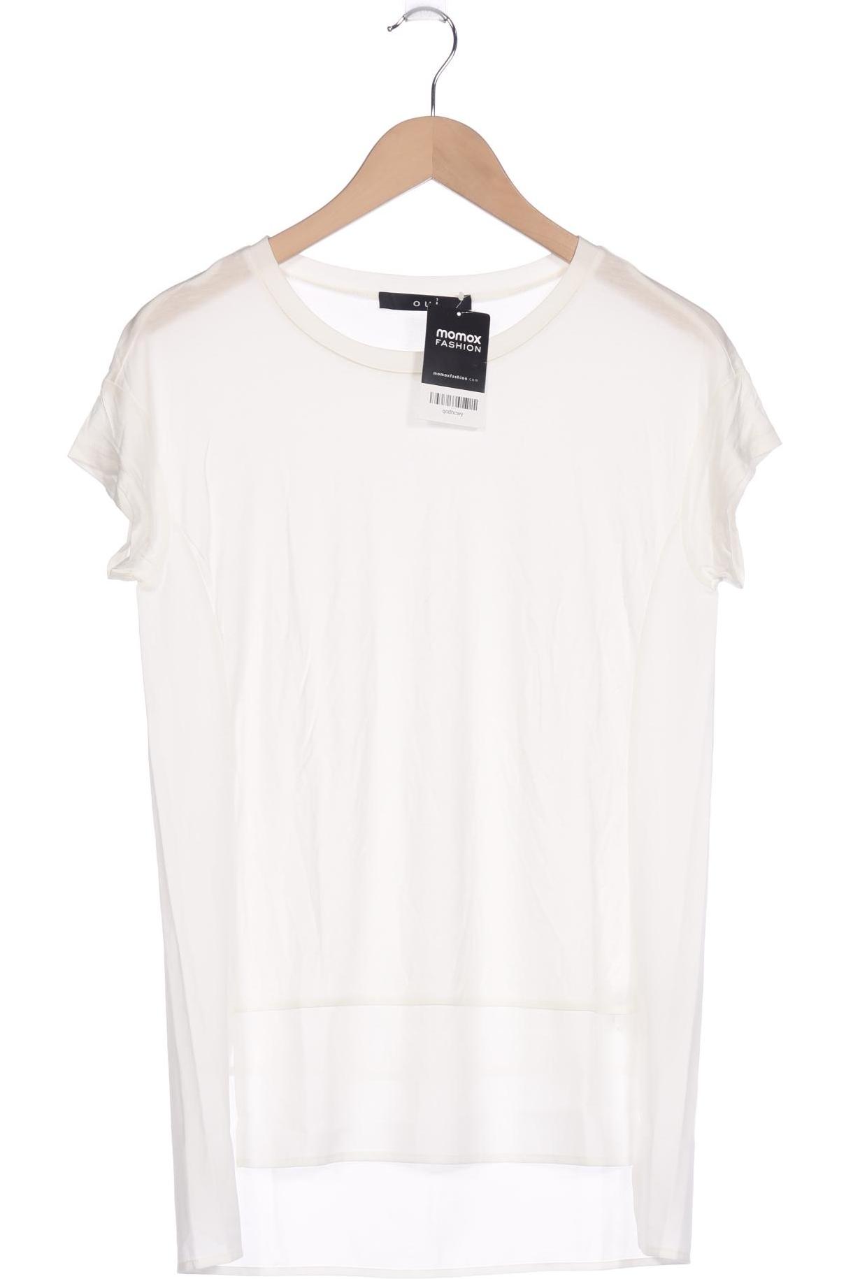 

Oui Damen T-Shirt, cremeweiß, Gr. 36
