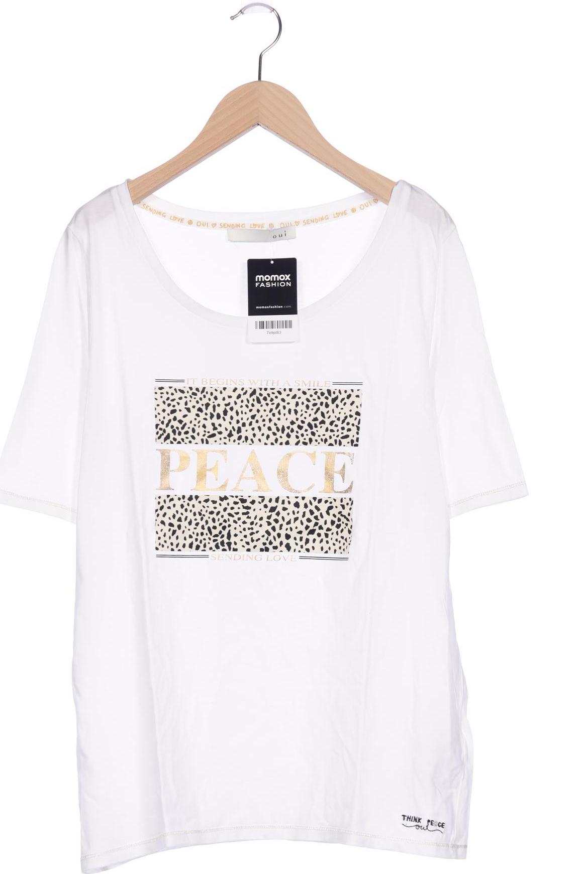

Oui Damen T-Shirt, weiß, Gr. 42
