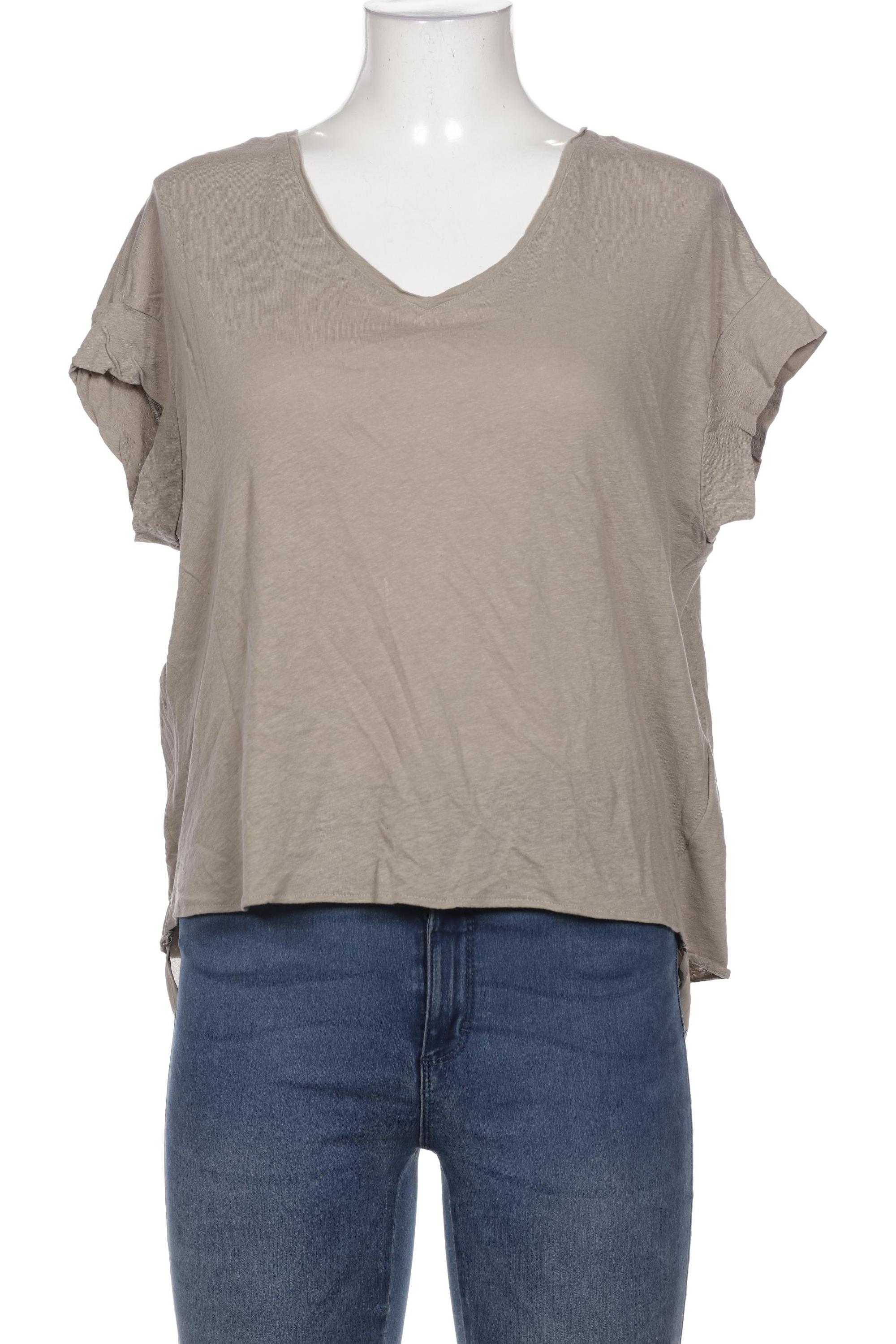 

Oui Damen T-Shirt, beige, Gr. 40