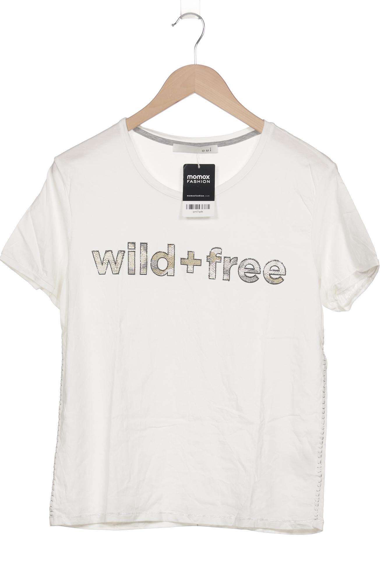 

Oui Damen T-Shirt, weiß, Gr. 36