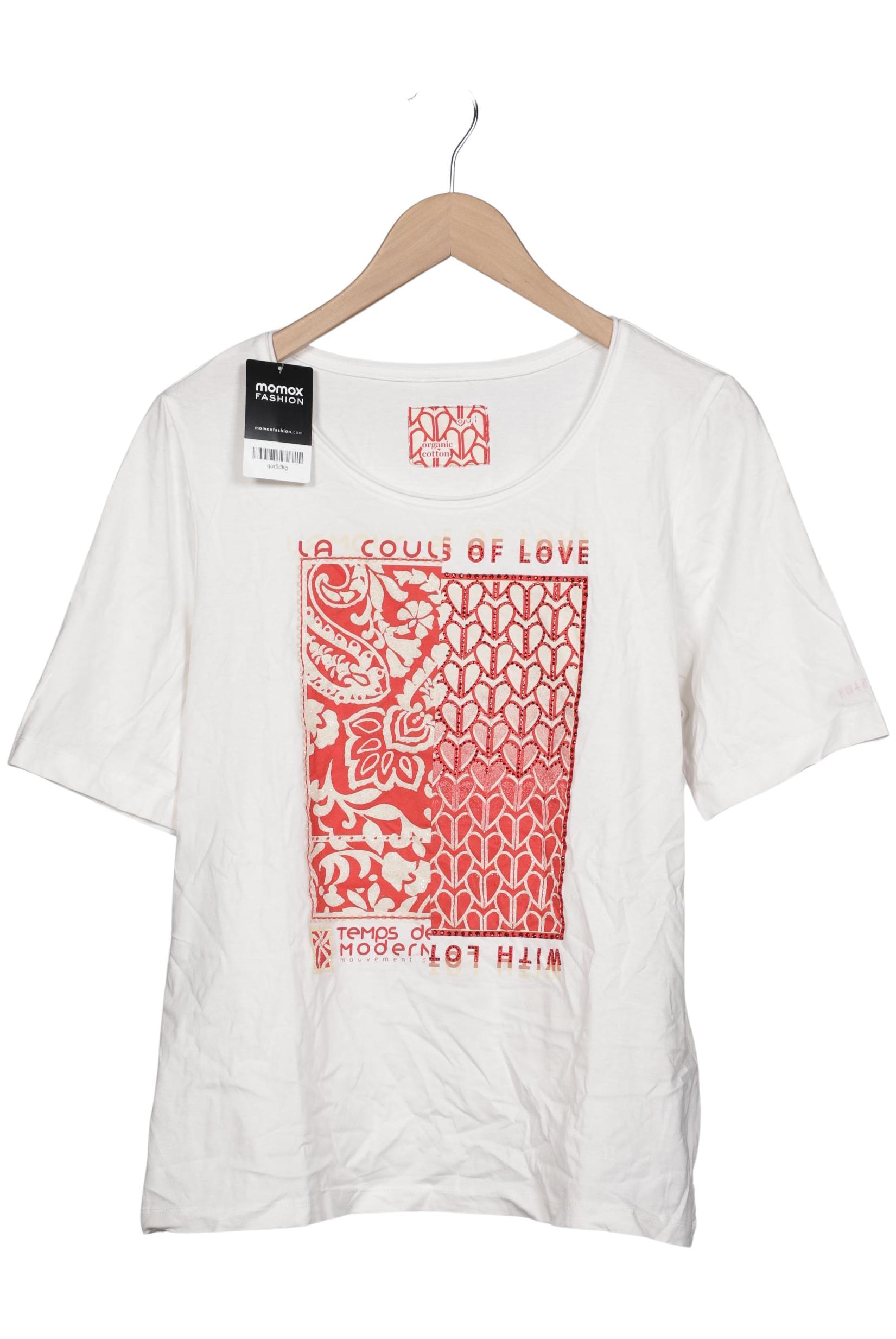 

Oui Damen T-Shirt, weiß, Gr. 42
