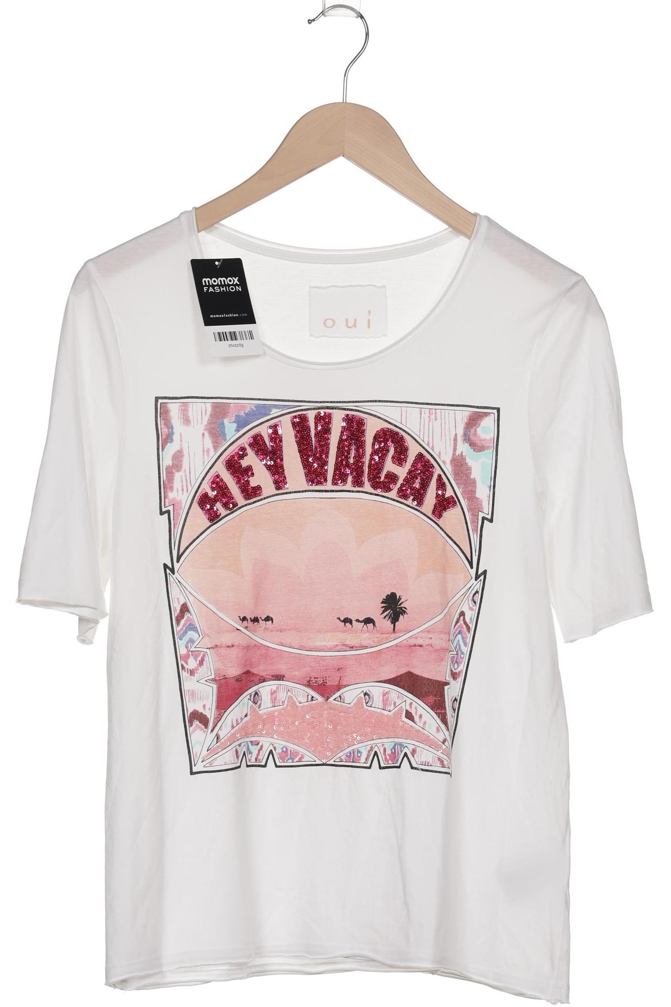 

Oui Damen T-Shirt, weiß, Gr. 36