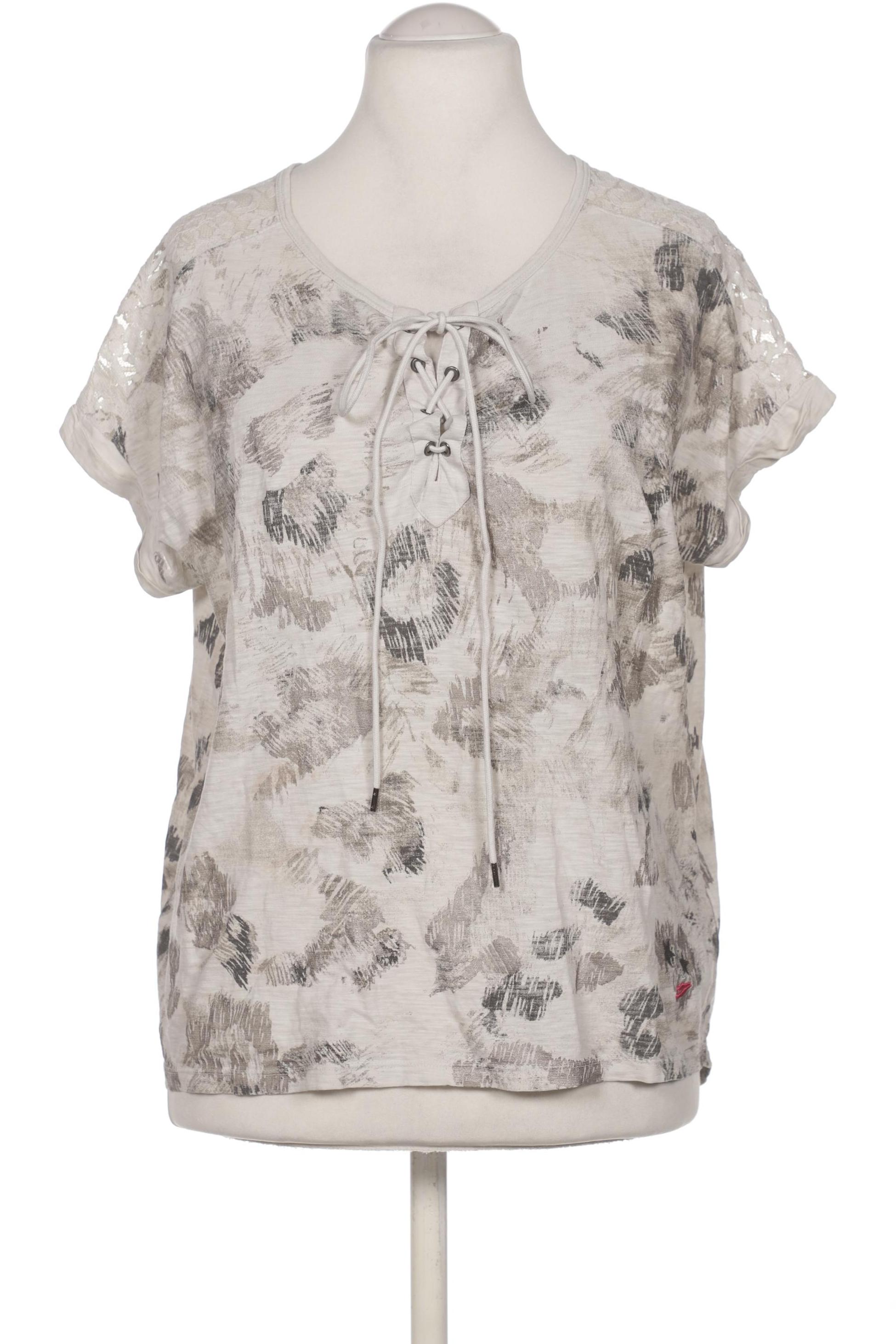 

Oui Damen T-Shirt, grau, Gr. 40