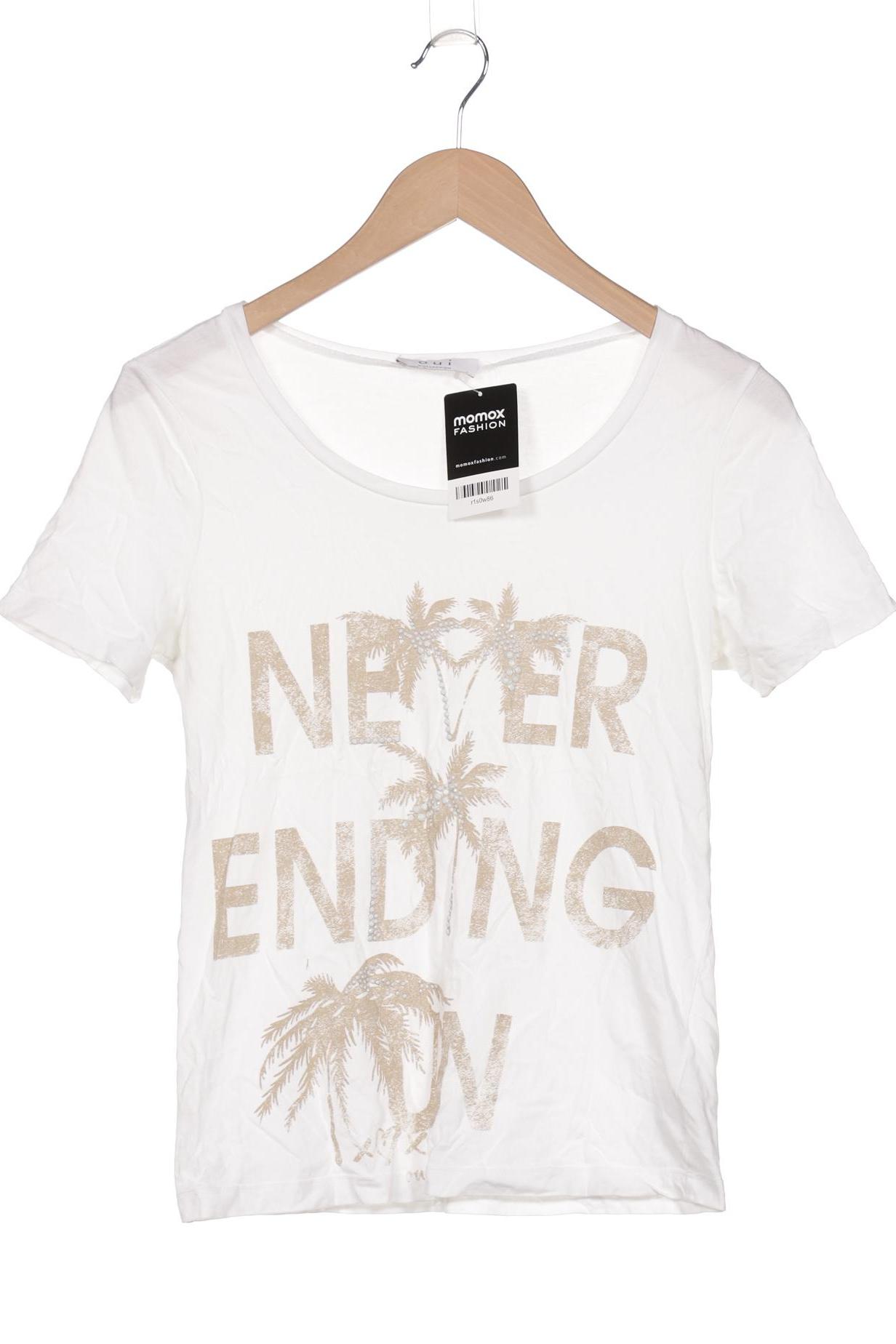 

Oui Damen T-Shirt, weiß, Gr. 36