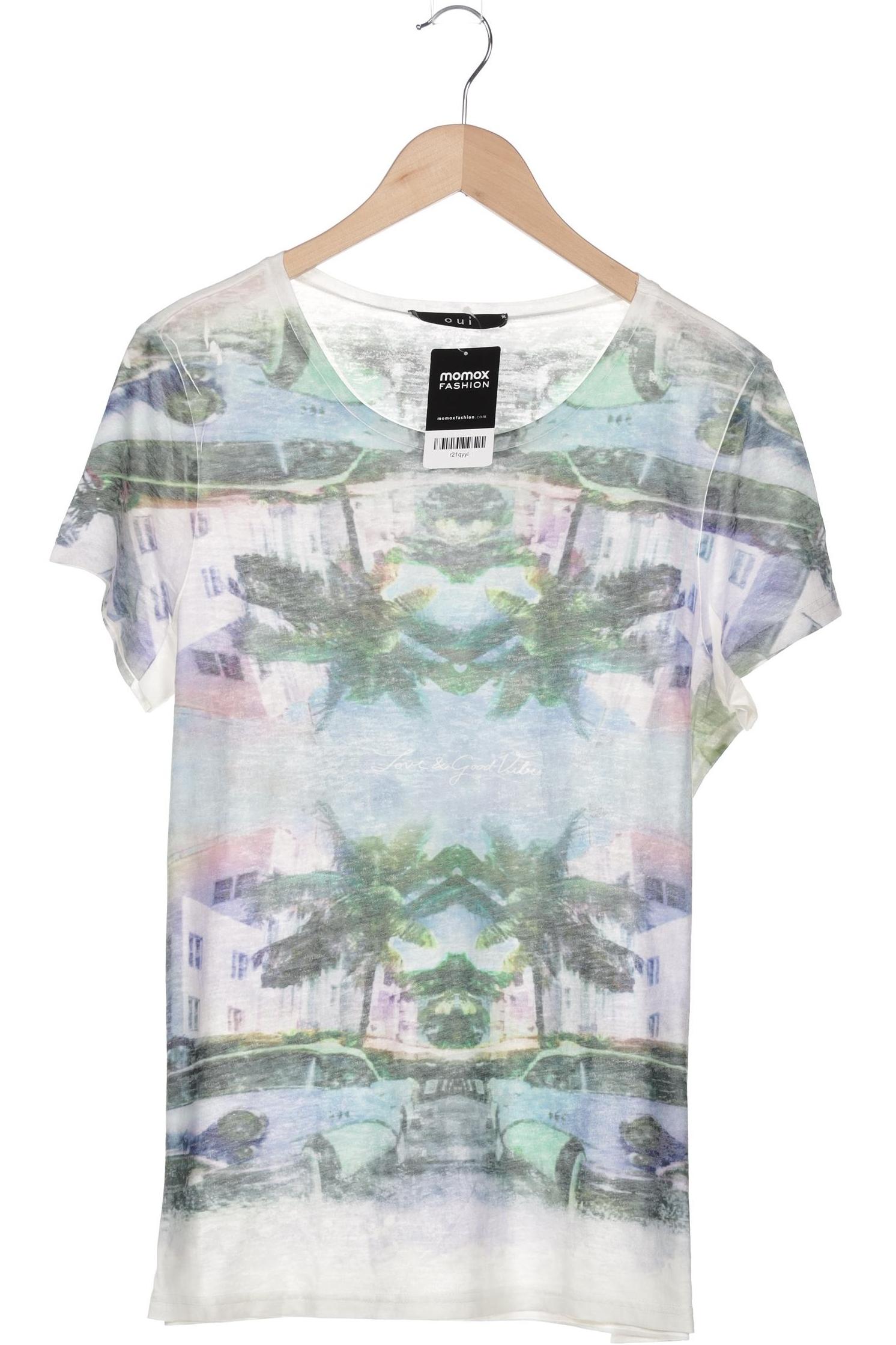 

Oui Damen T-Shirt, mehrfarbig, Gr. 44