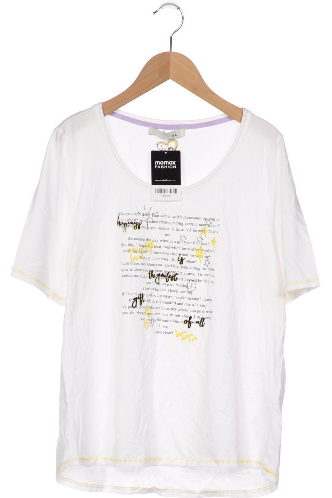 

Oui Damen T-Shirt, weiß, Gr. 44