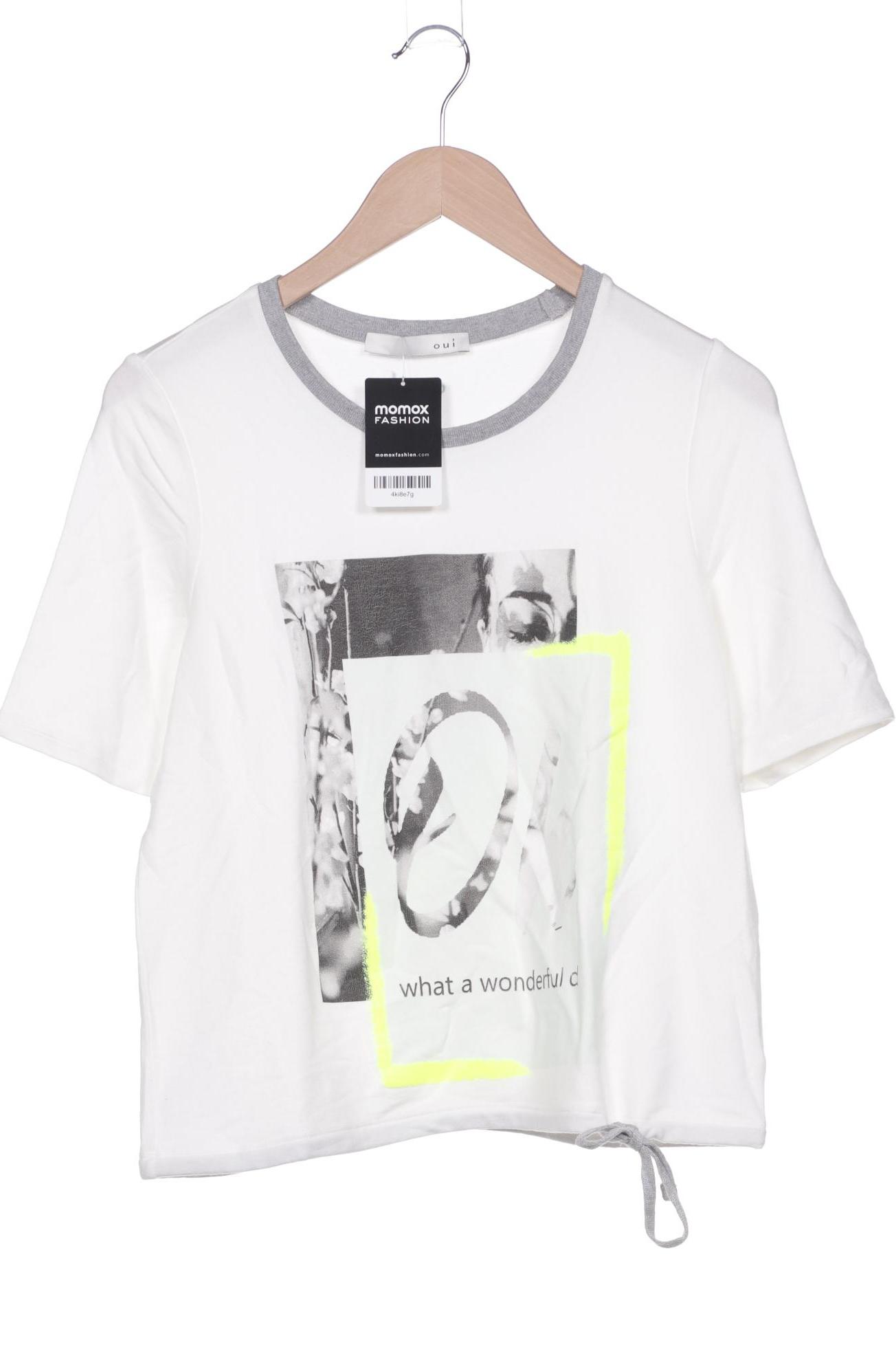 

Oui Damen T-Shirt, weiß, Gr. 38