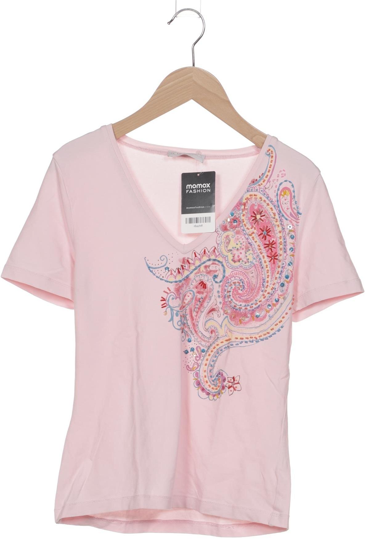 

Oui Damen T-Shirt, pink, Gr. 38