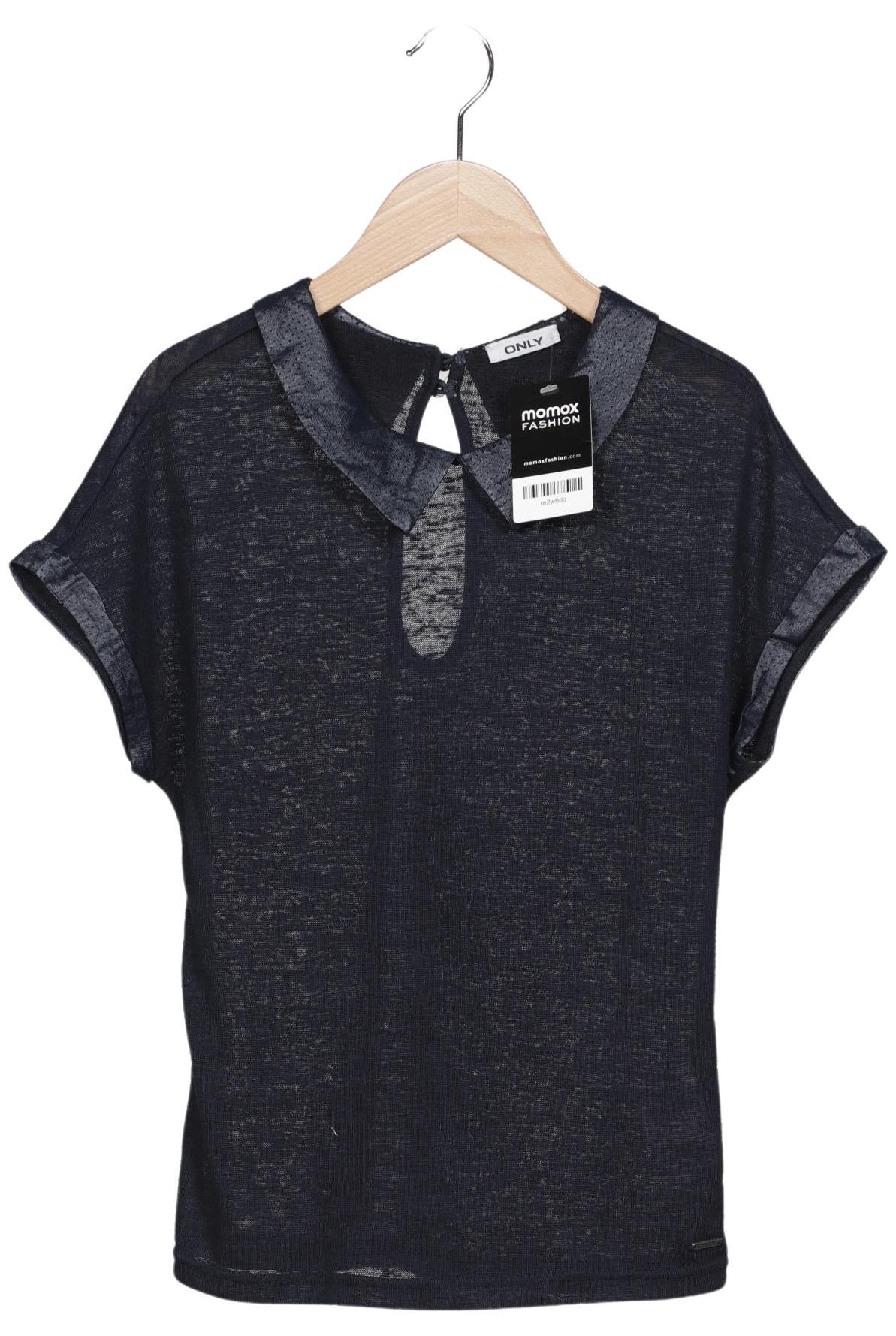 

Oui Damen T-Shirt, marineblau, Gr. 34