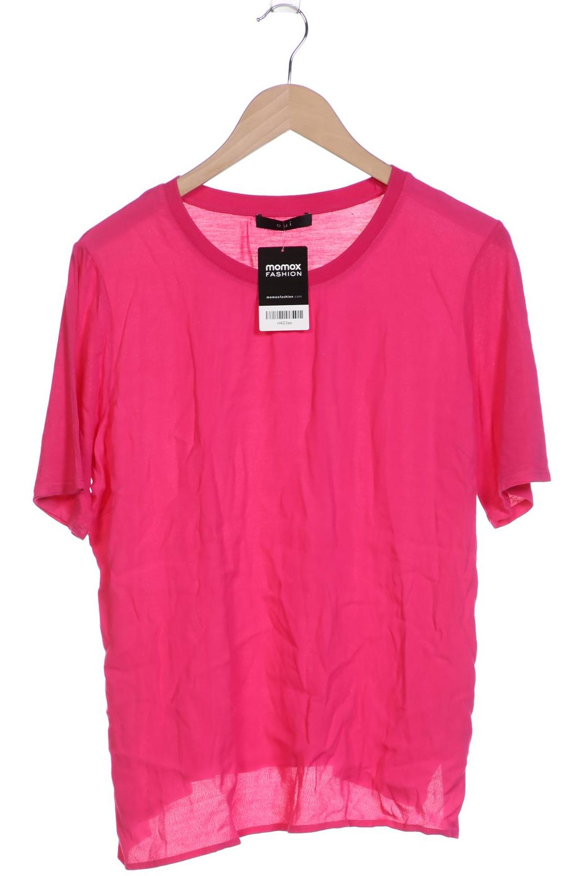 

Oui Damen T-Shirt, pink, Gr. 44