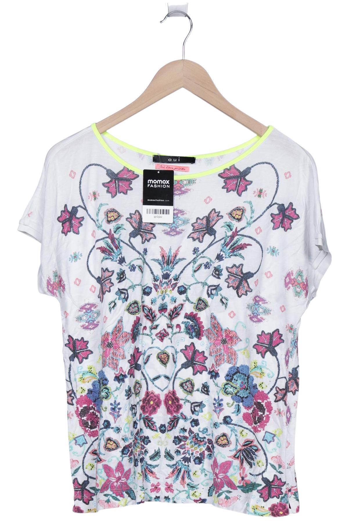

Oui Damen T-Shirt, mehrfarbig, Gr. 40