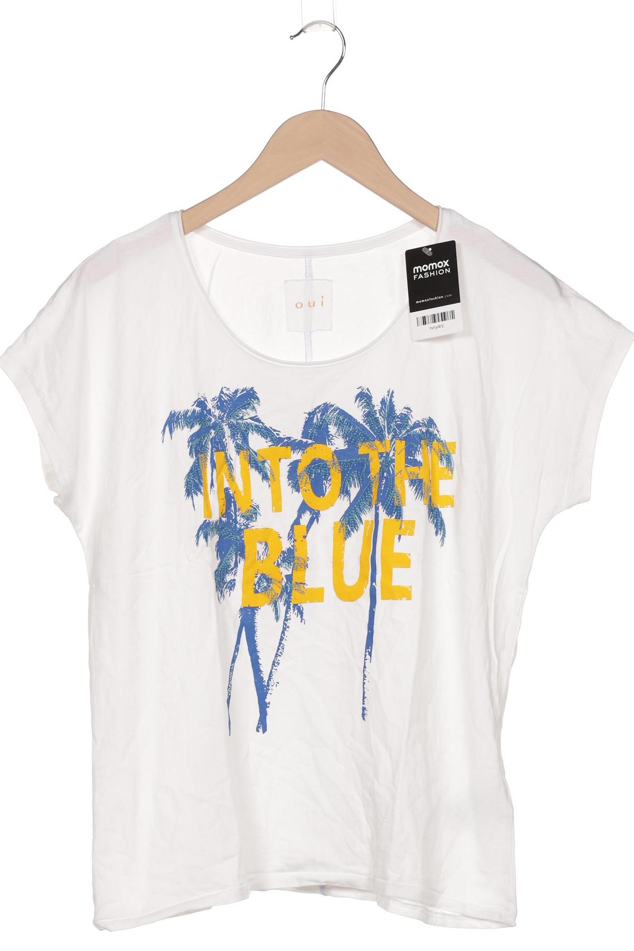 

Oui Damen T-Shirt, weiß, Gr. 38