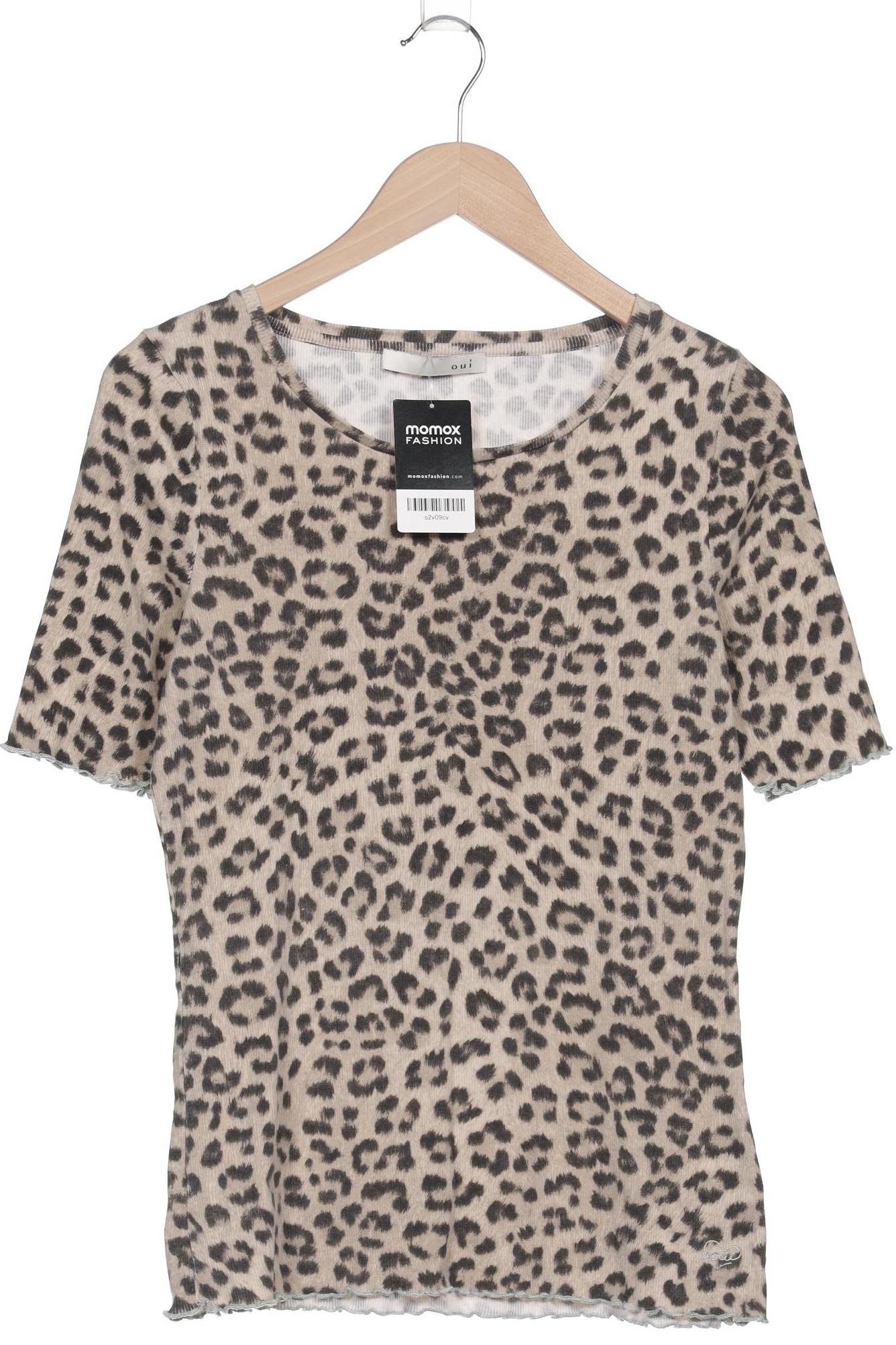 

Oui Damen T-Shirt, beige, Gr. 38